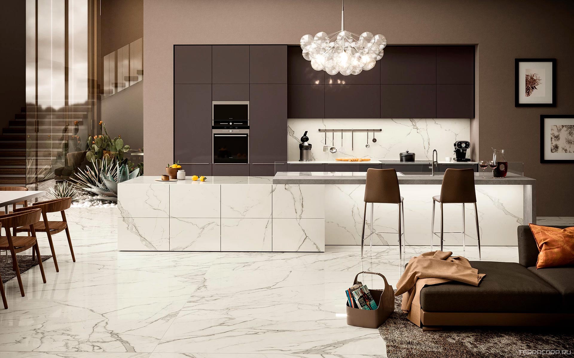 Керамогранит Atlas Concorde Italy Marvel Calacatta Extra Matte 160x320 Белый, фото 2