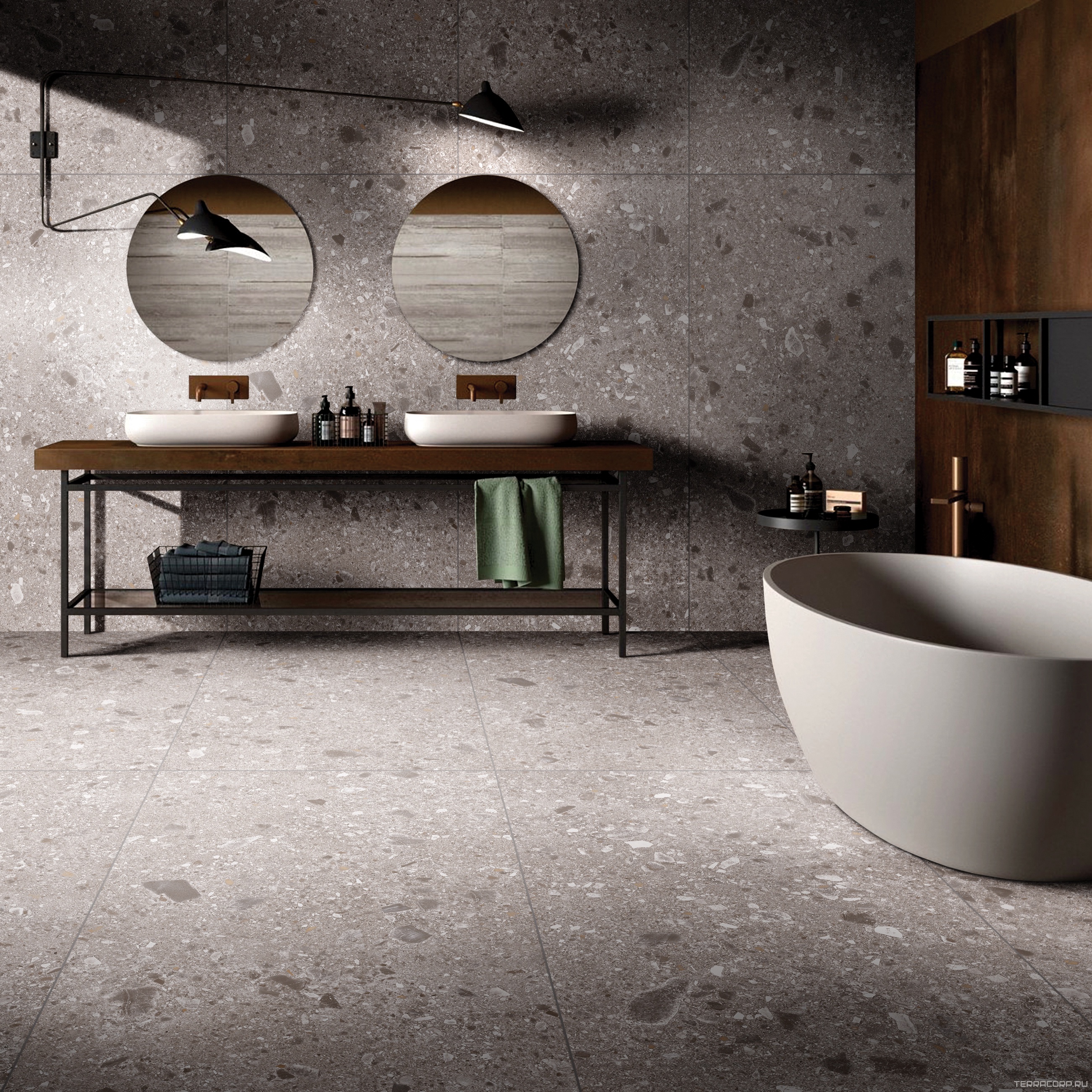 Керамогранит WIFI Ceramics Opus Terrax Cinder Nat Mat 75x150 Серый, фото 1