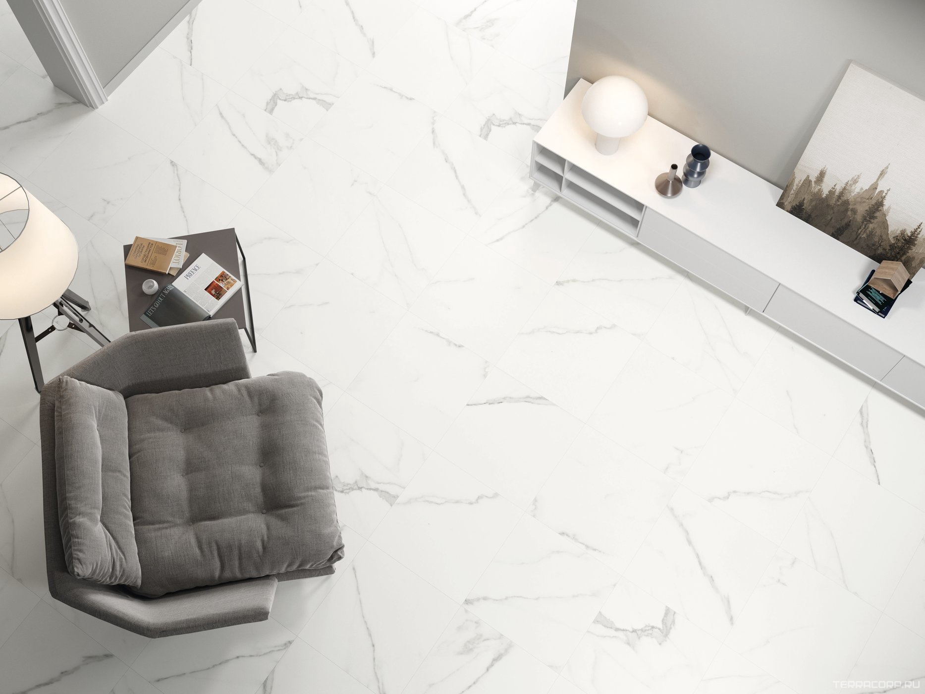 Керамогранит Benadresa Egeo White 60x60 Белый, фото 1