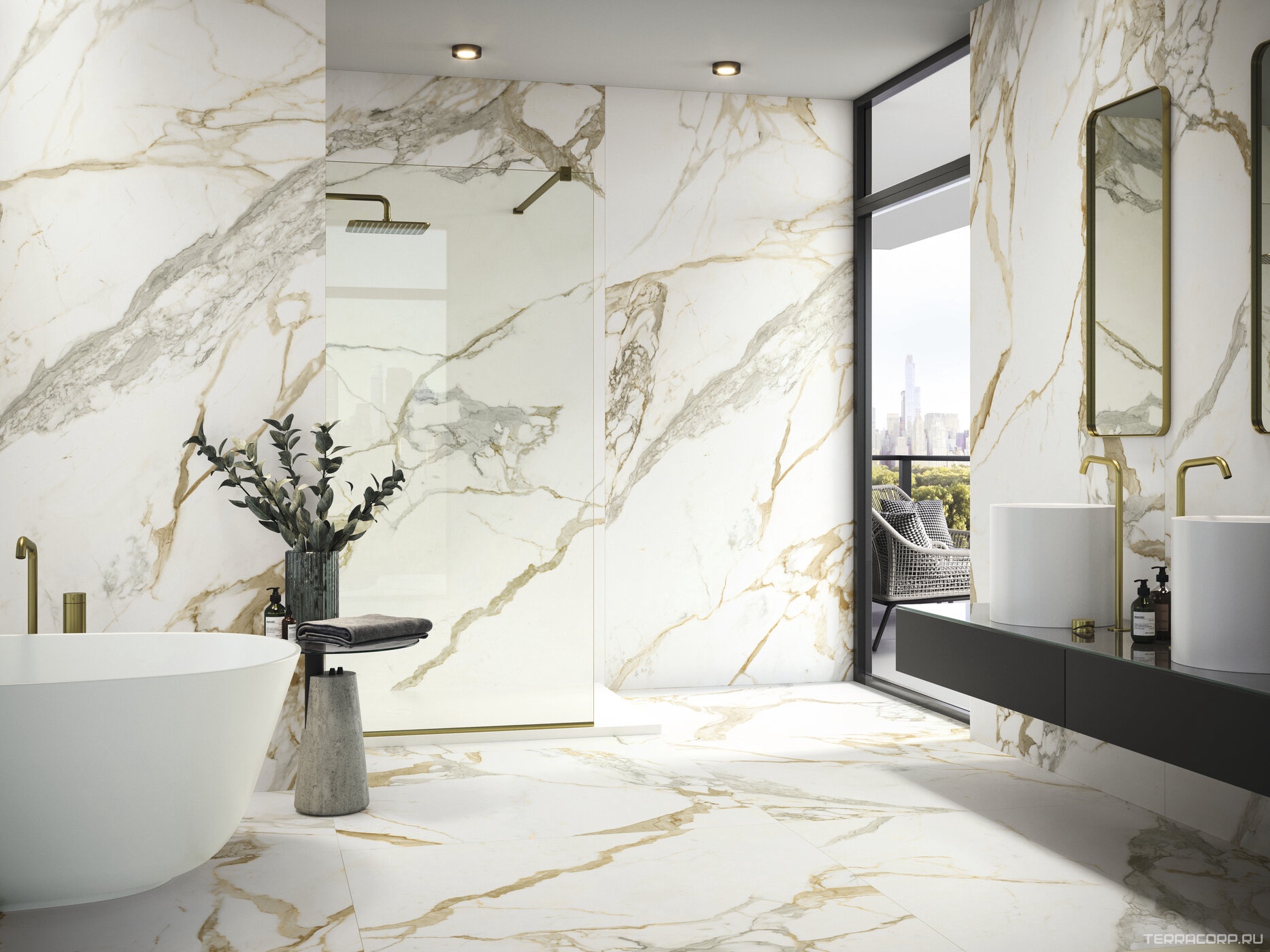 Керамогранит Benadresa Medici Gold Natural 80x160 Бежевый, фото 1