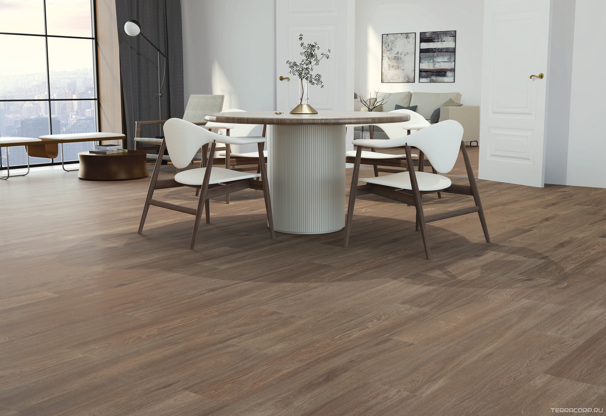 Керамогранит Benadresa Nobile Nogal 20x120 Коричневый, фото 1