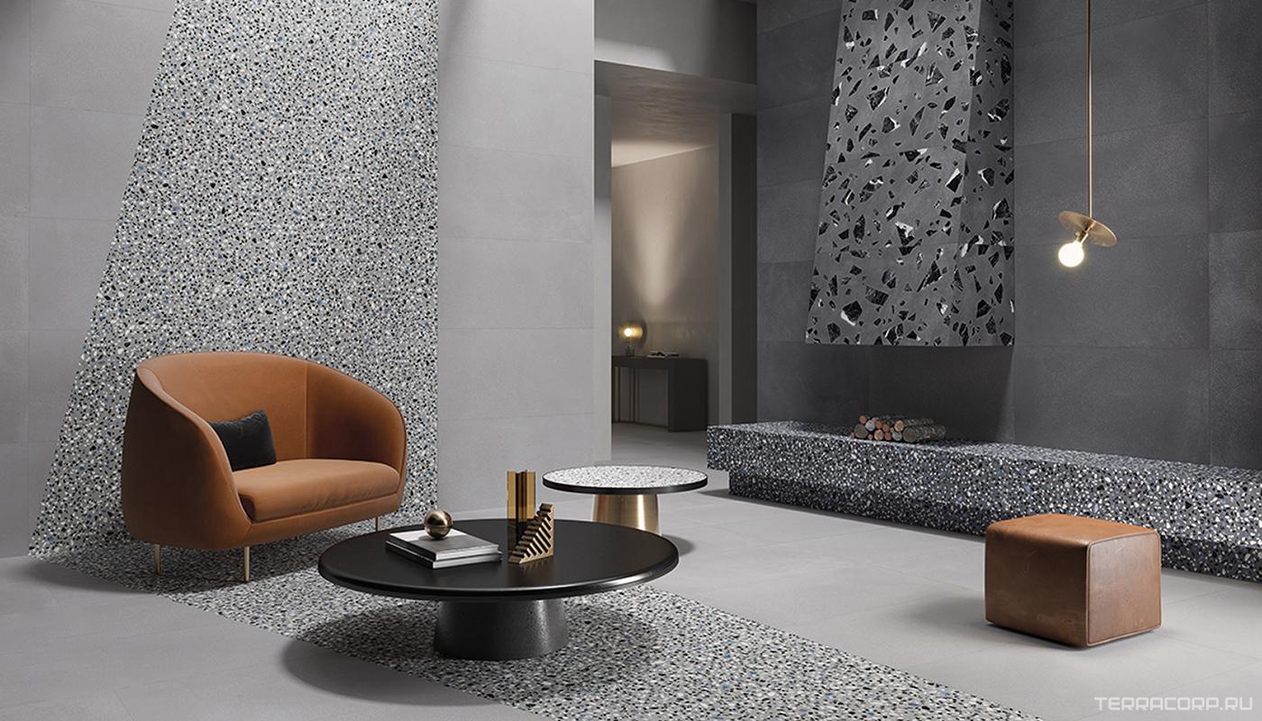 Керамогранит Ergon Medley Grey Classic Nat. Rett.ZZ 60x60 Серый, фото 1