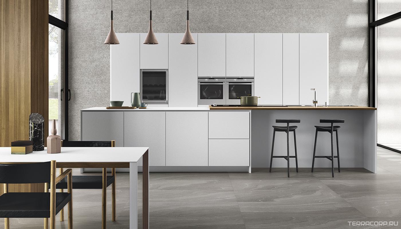 Керамогранит Ergon Stone Talk Grey Rullata Nat. Ret.ZZ60x120 Серый, фото 1