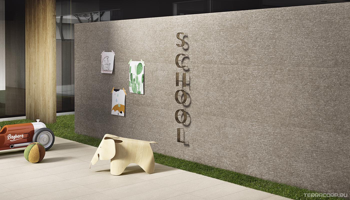 Керамогранит Ergon Stone Talk Taupe Rullata Nat. Ret.ZZ60x120 Бежевый, фото 2