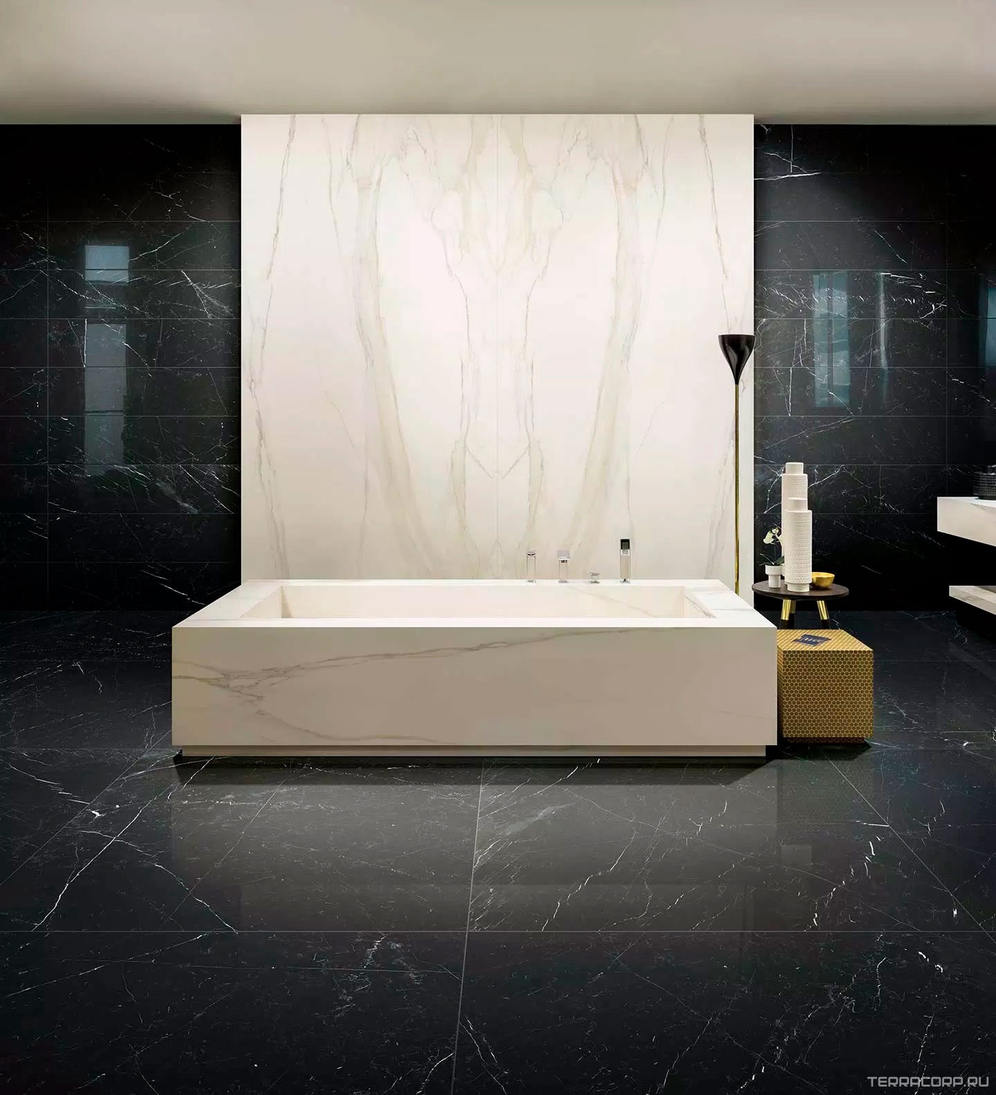 Керамогранит Florim I Classici di Rex Marquinia Matte 80x180 Черный, фото 2