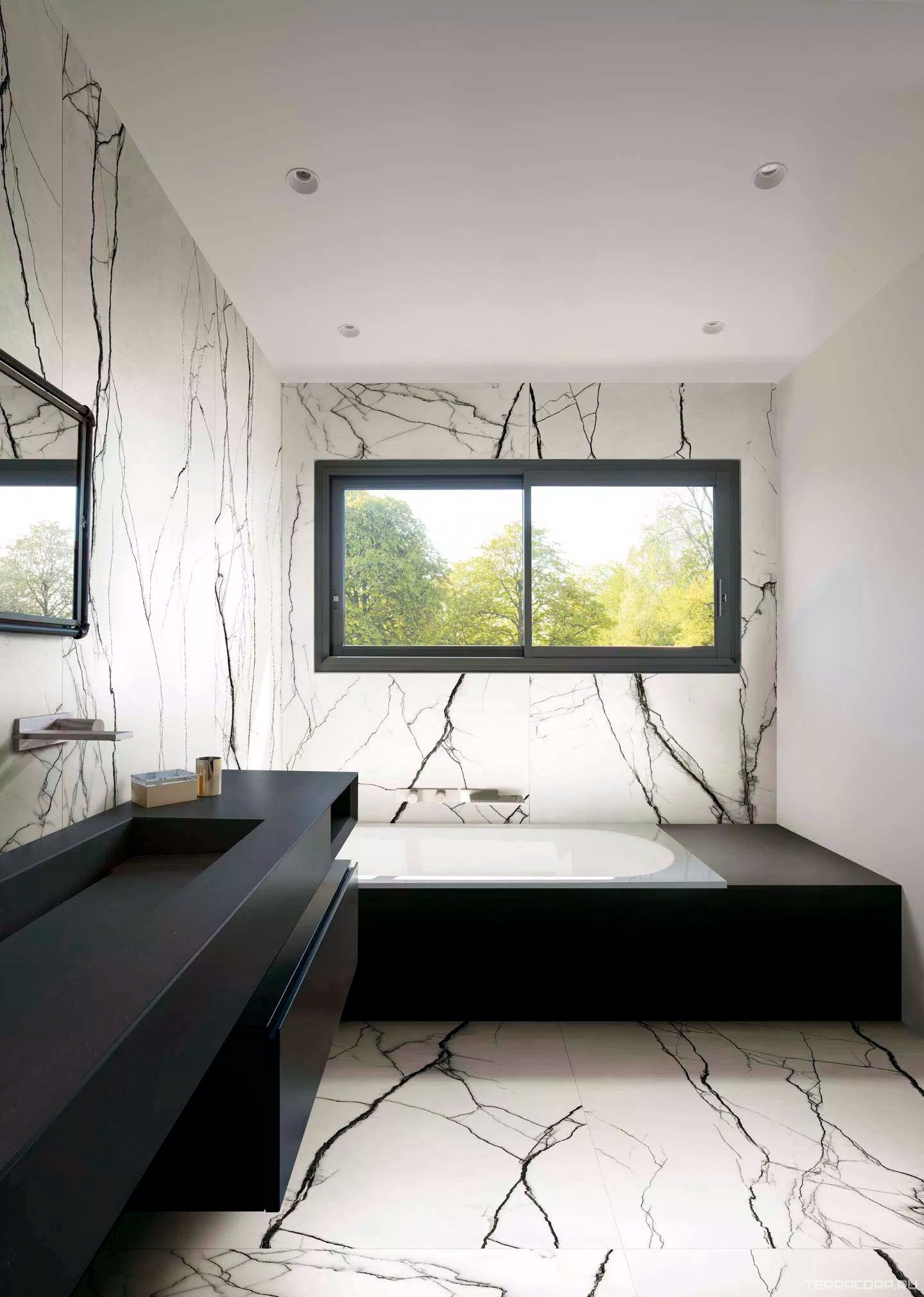 Керамогранит Florim Magnum B&W Marble Breach Nat 120x120 Белый, фото 1