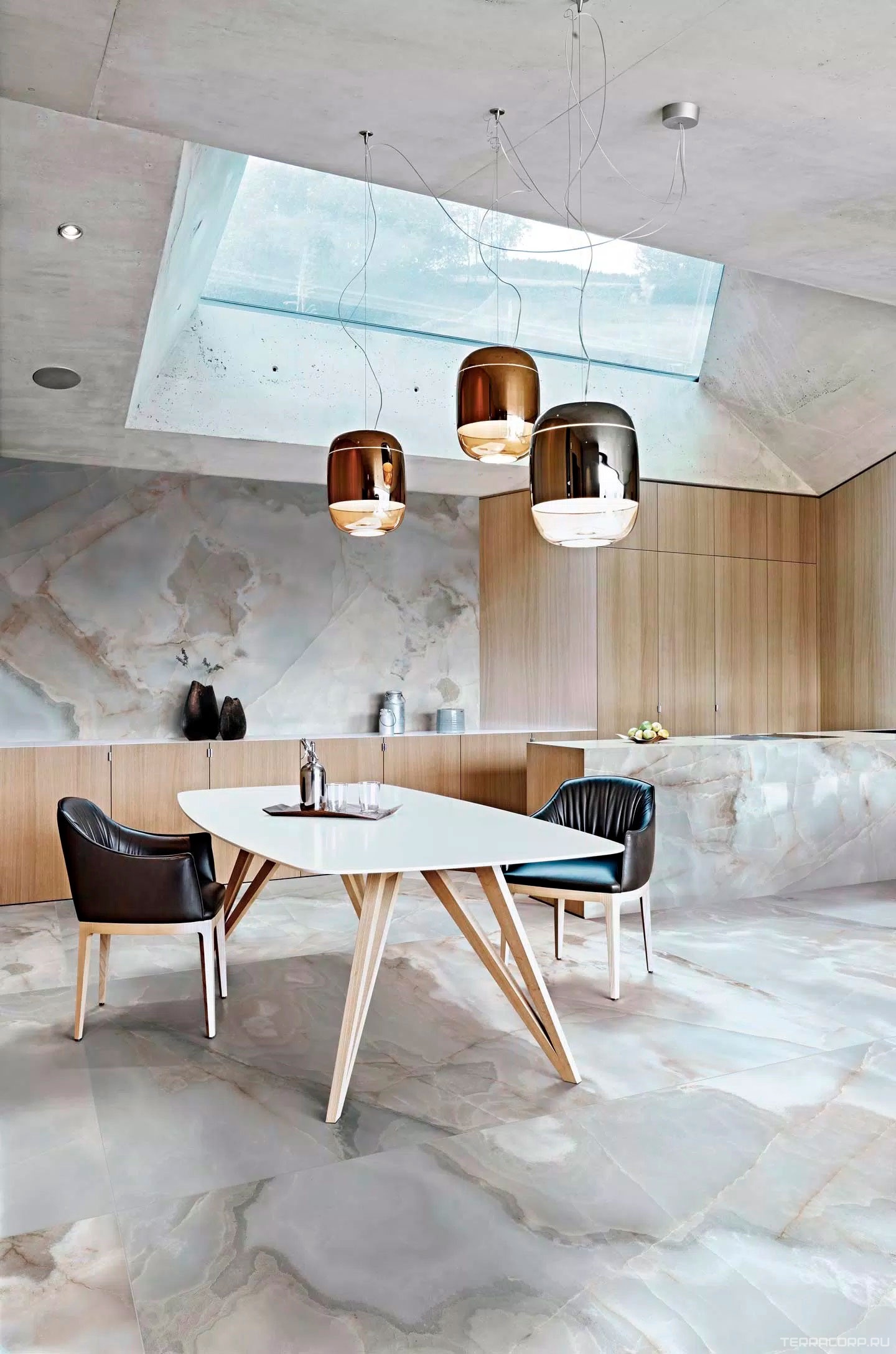 Керамогранит Florim Magnum Reves de Rex Bleu Matte 160x320 Голубой, фото 2