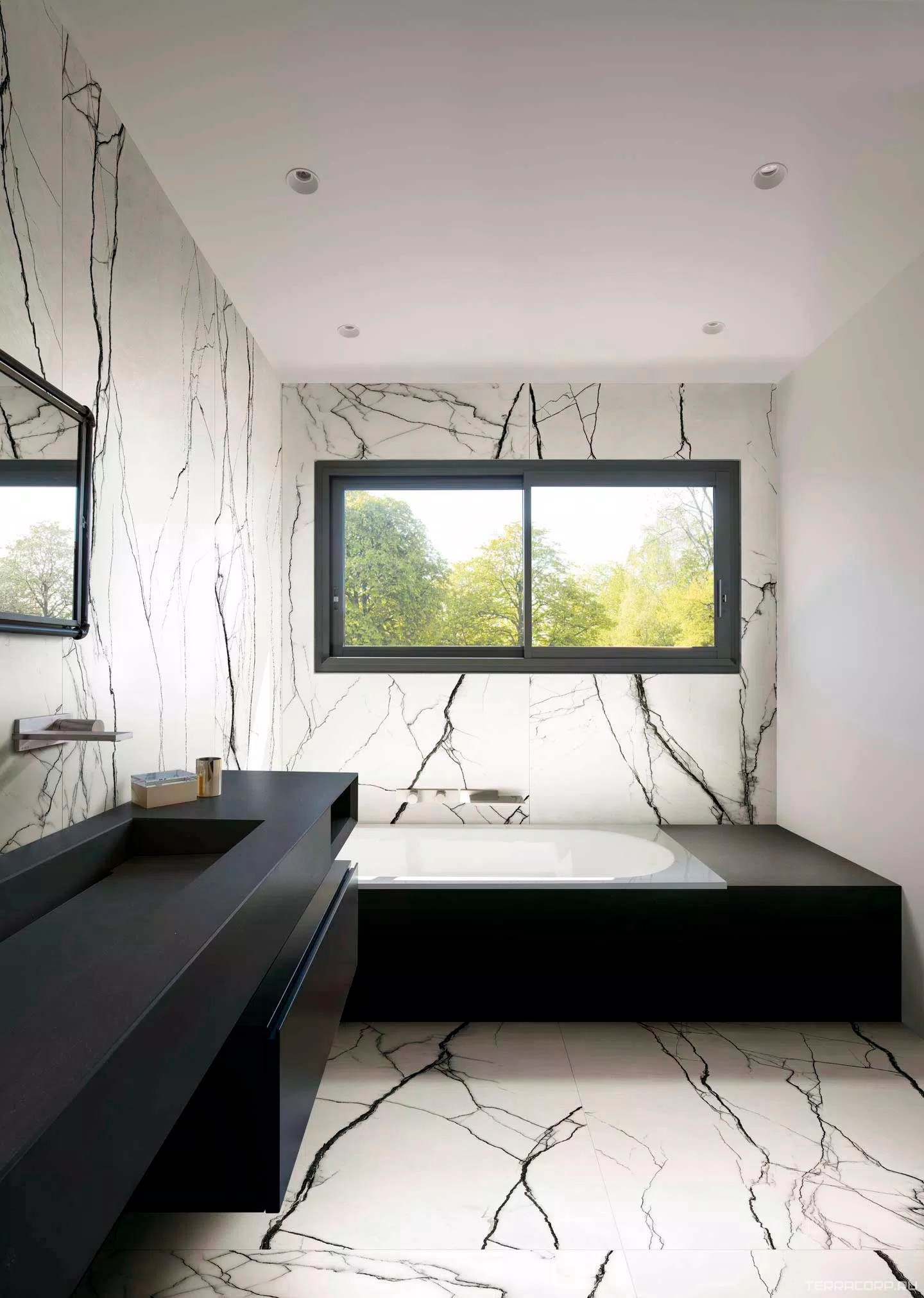 Керамогранит Florim Magnum B&W Marble Breach Matte 20x240 Белый, фото 1