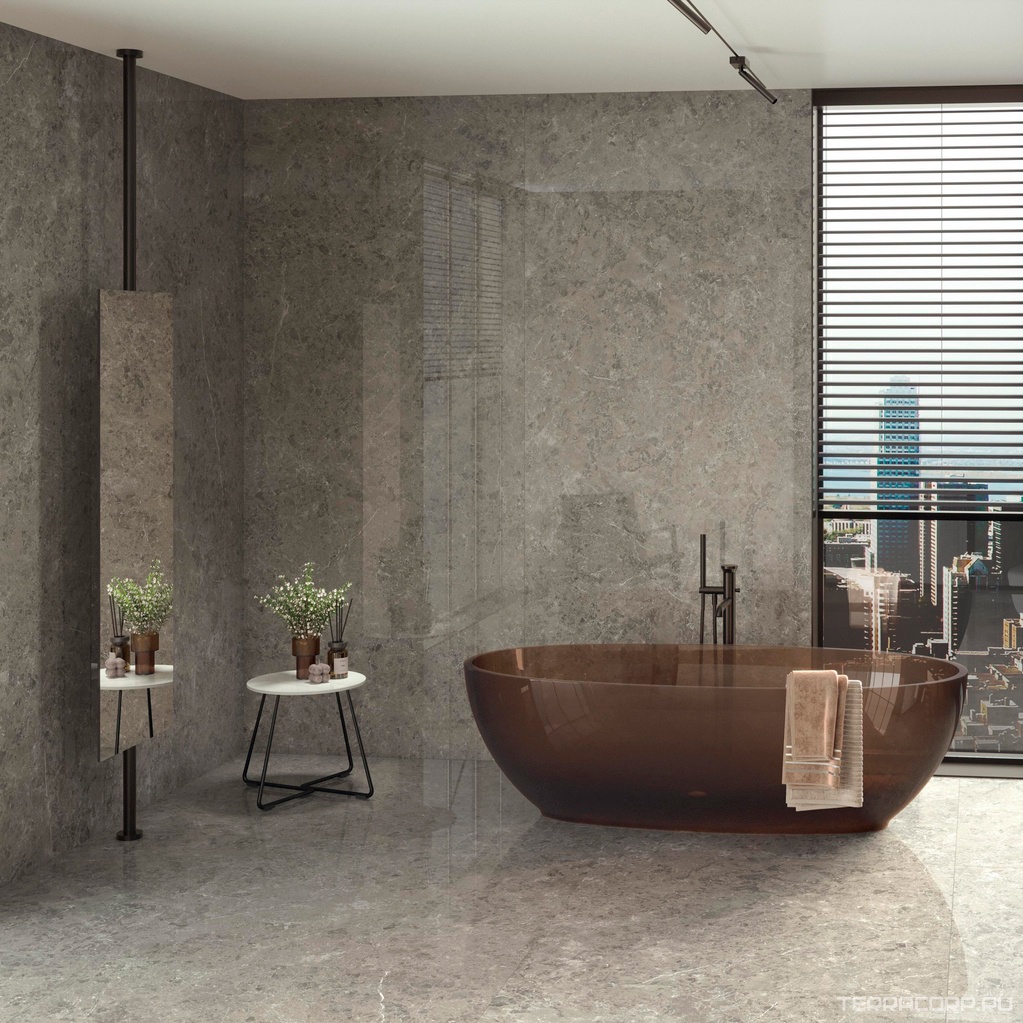 Керамогранит Atlas Concorde Italy Marvel Meraviglia Grigio Elegante Lapp. 60x120 Серый, фото 4