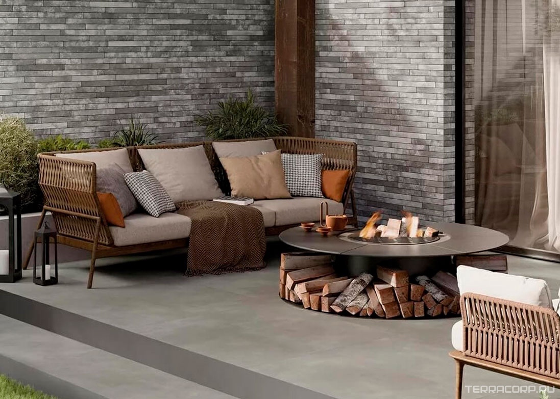 Керамогранит Sadon Harlem Light Grey 4,8x45 Серый, фото 1