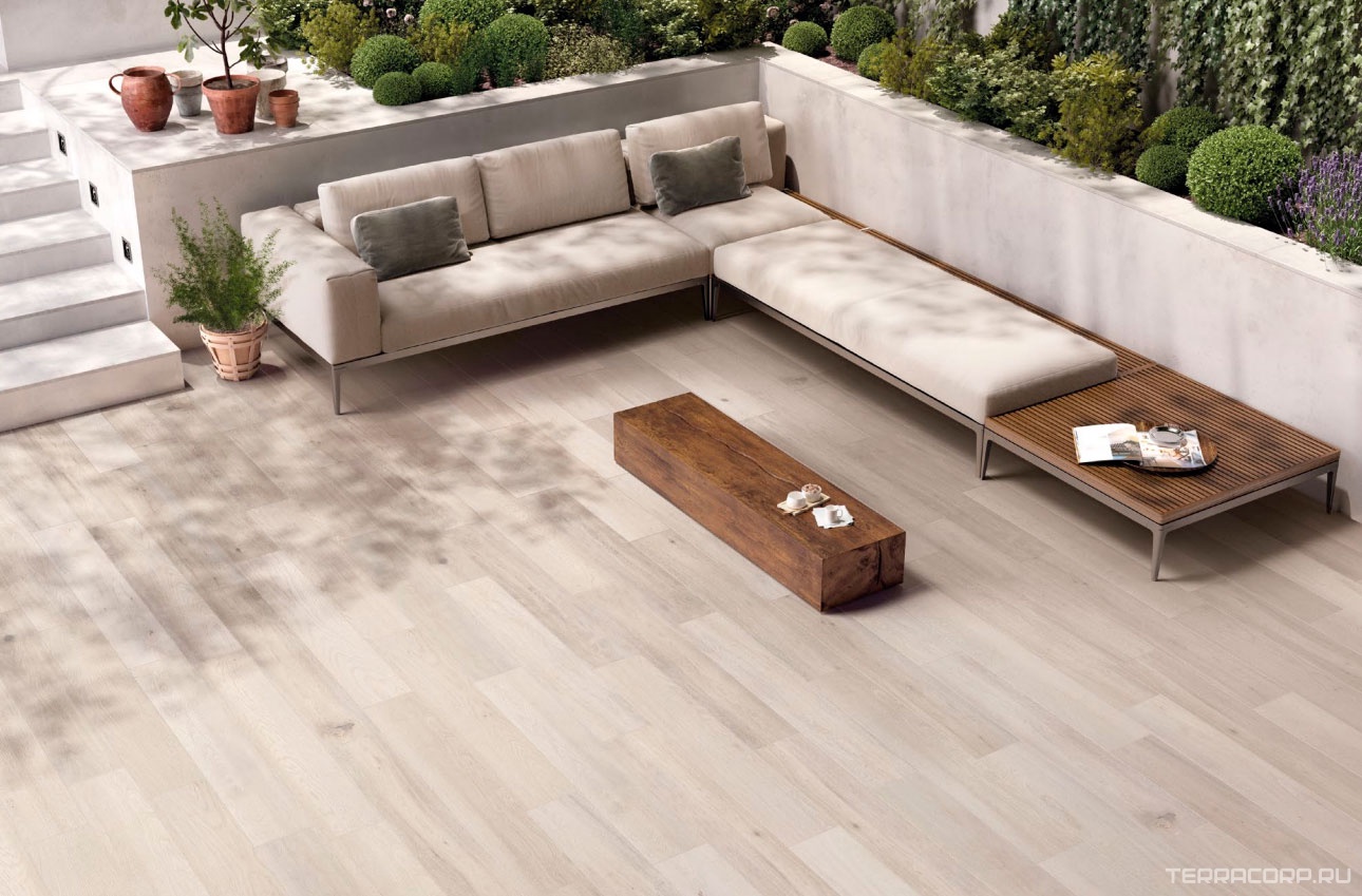 Керамогранит Provenza Provoak Bianco Sabbiato ZZ20x120 Белый, фото 1