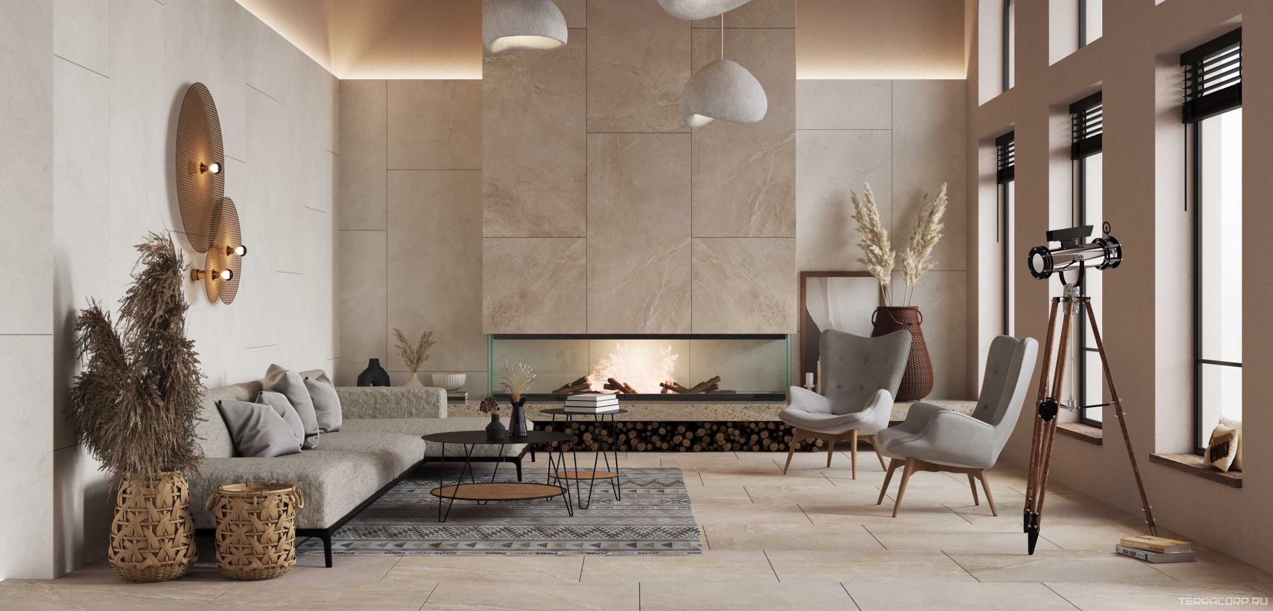 Керамогранит Ametis Kailas KA02 light beige непол. 60x120 Бежевый, фото 1