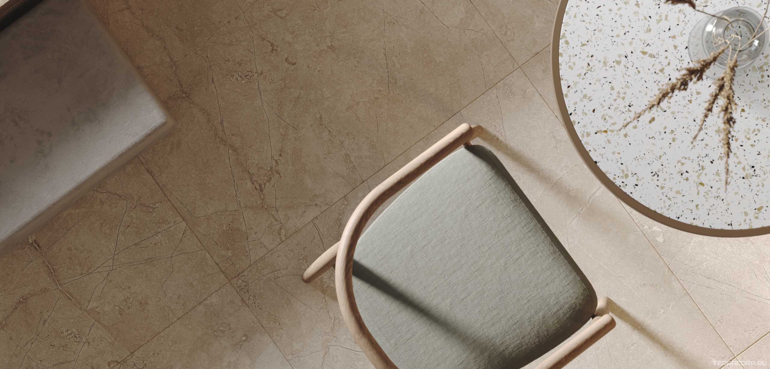 Керамогранит Ametis Marmulla MA03 dark beige полир.60x120 Бежевый, фото 1