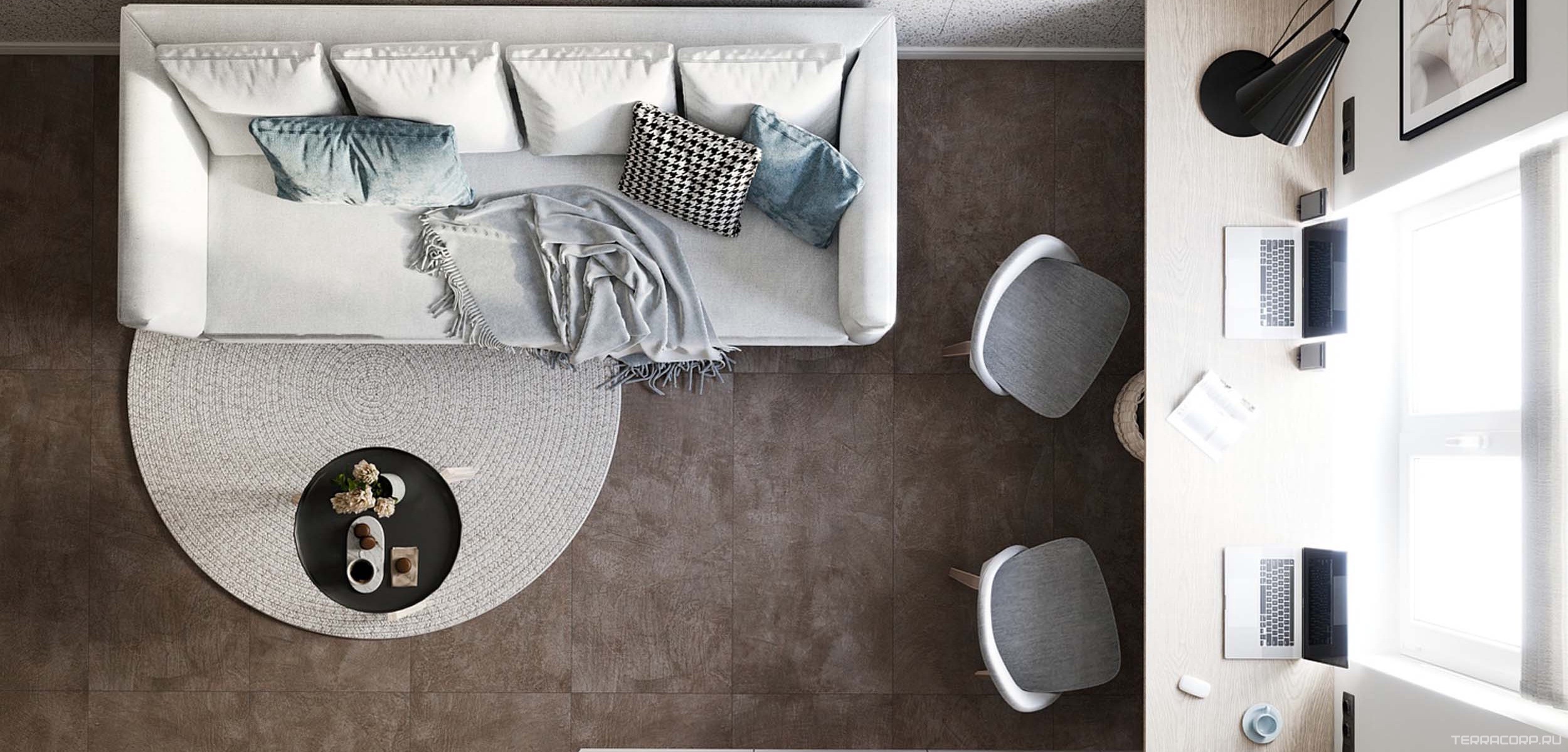 Керамогранит Ametis Spectrum SR07 chocolate непол. 60x120 Шоколадный, фото 1