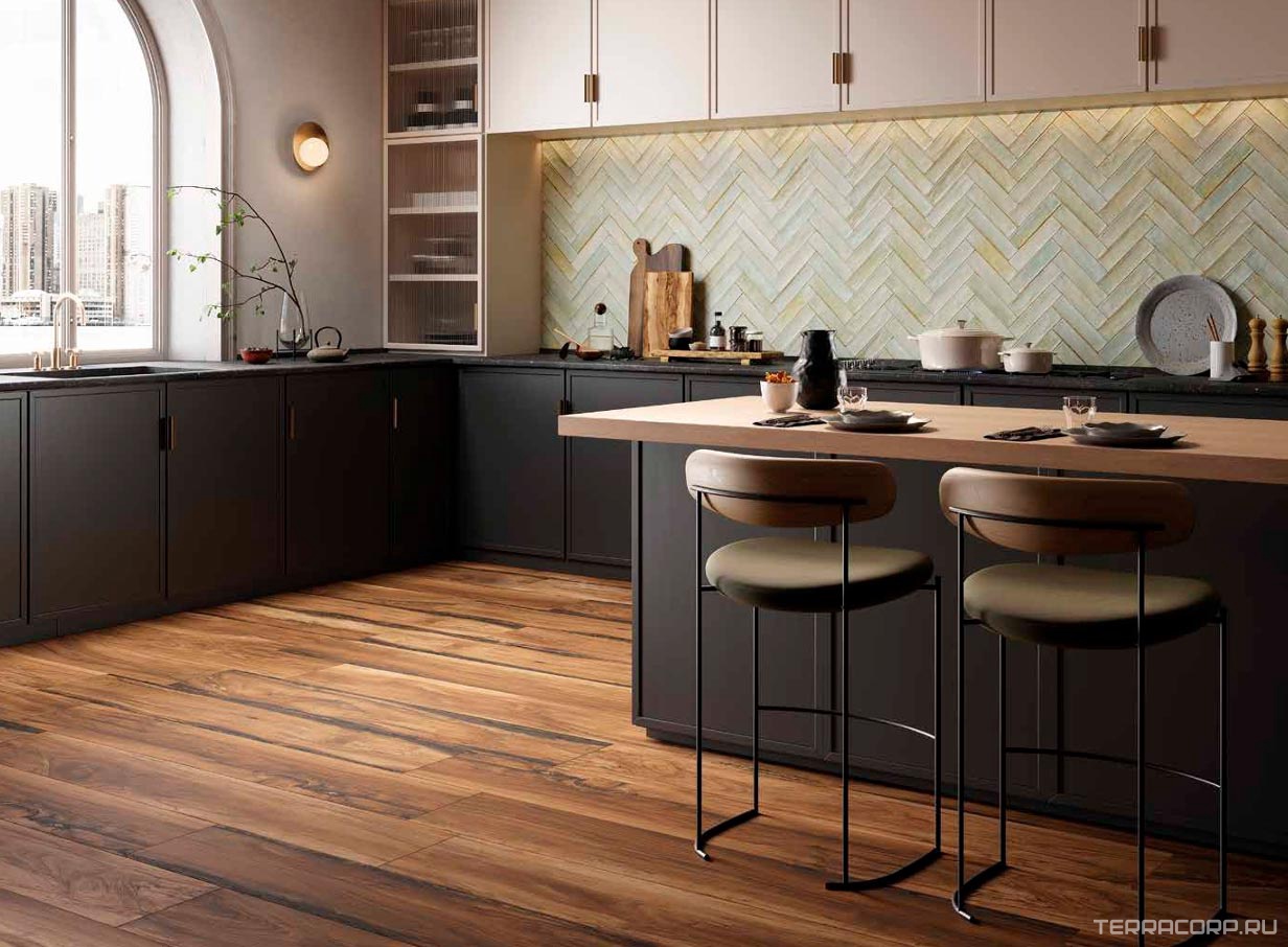 Керамогранит Sadon Sherwood Mahogany 24x150 Бежевый, фото 1