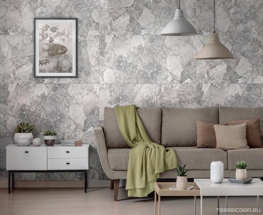 Керамогранит Idalgo Гранит Ардезио Титаниум SR структ 60x120 KL Серый, фото 1