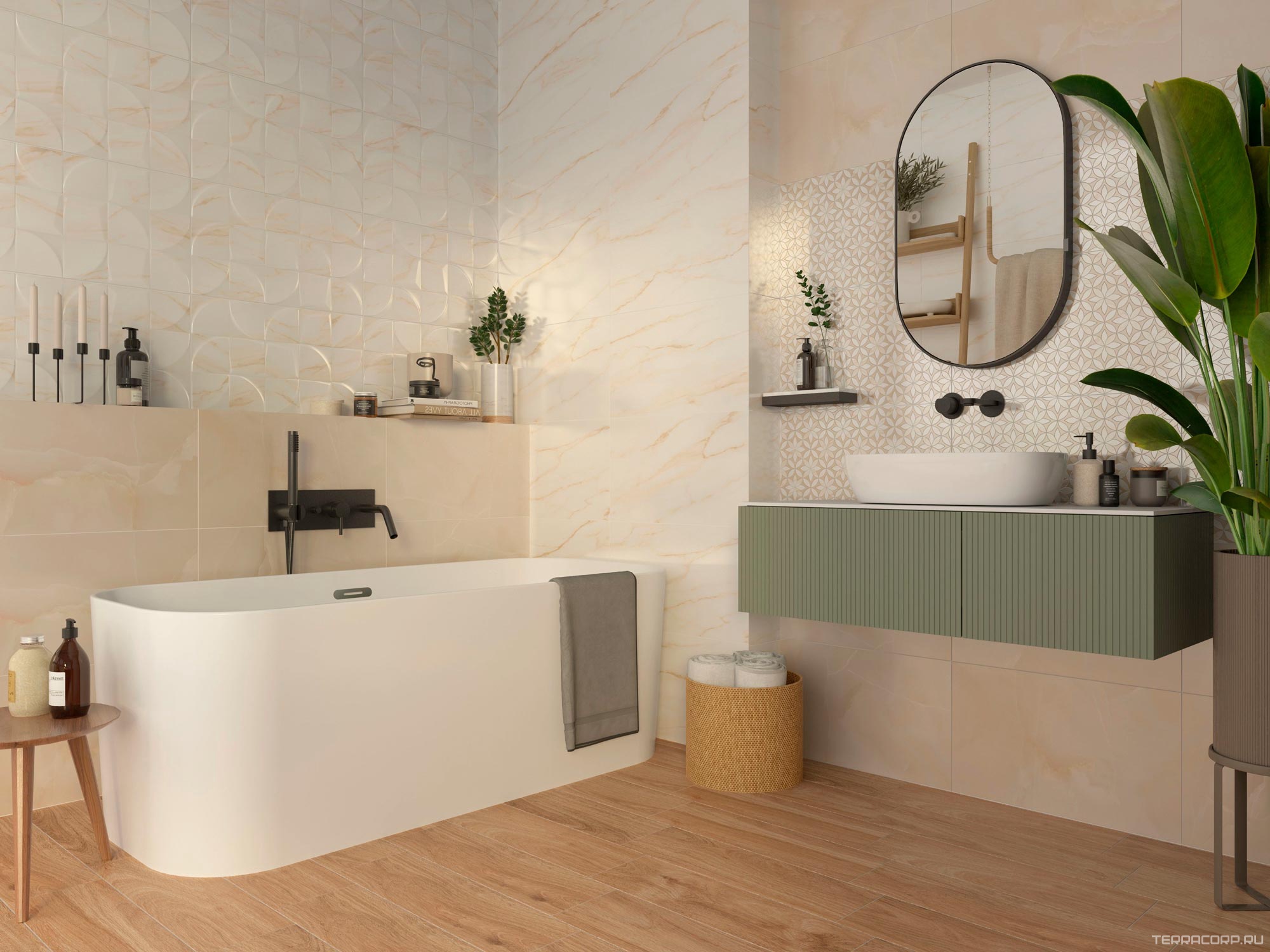 Керамогранит Gracia ceramica Donna white wall 01 30x50 Белый, фото 1