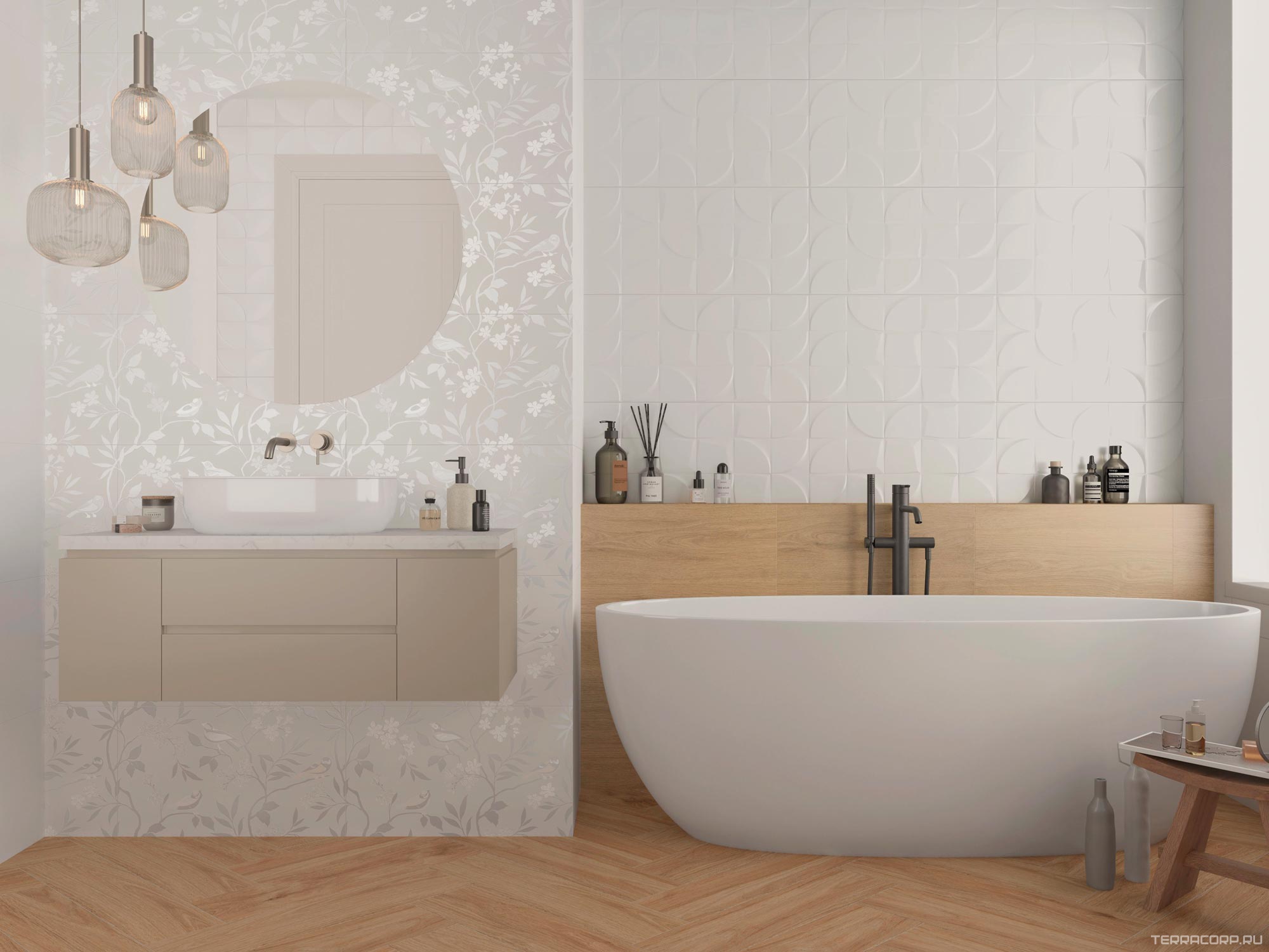 Керамогранит Gracia ceramica Blanc white wall 02 30x50 Белый, фото 1