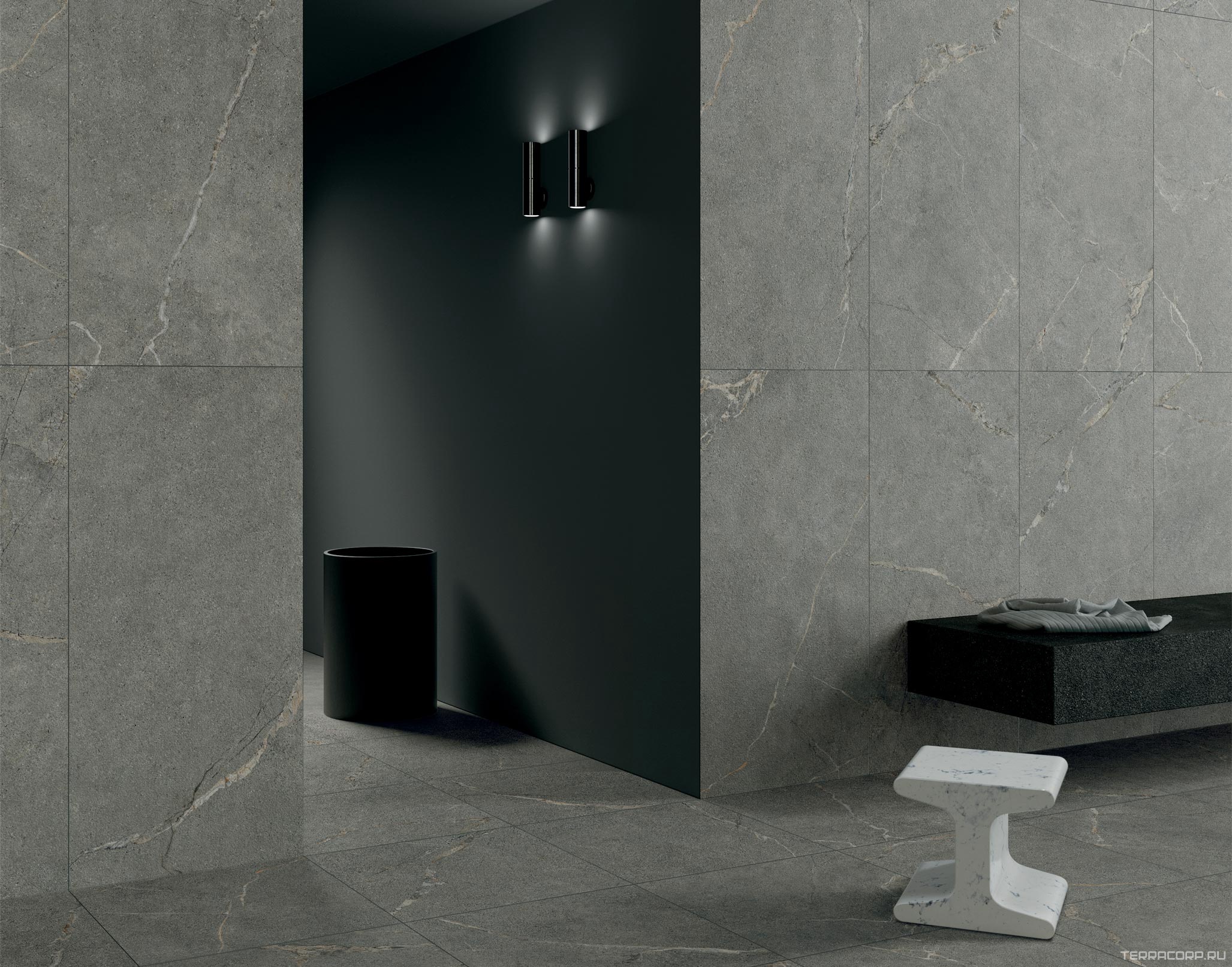 Керамогранит Lea Ceramiche Anthology 04 Gray Natural 60x120 Серый, фото 5