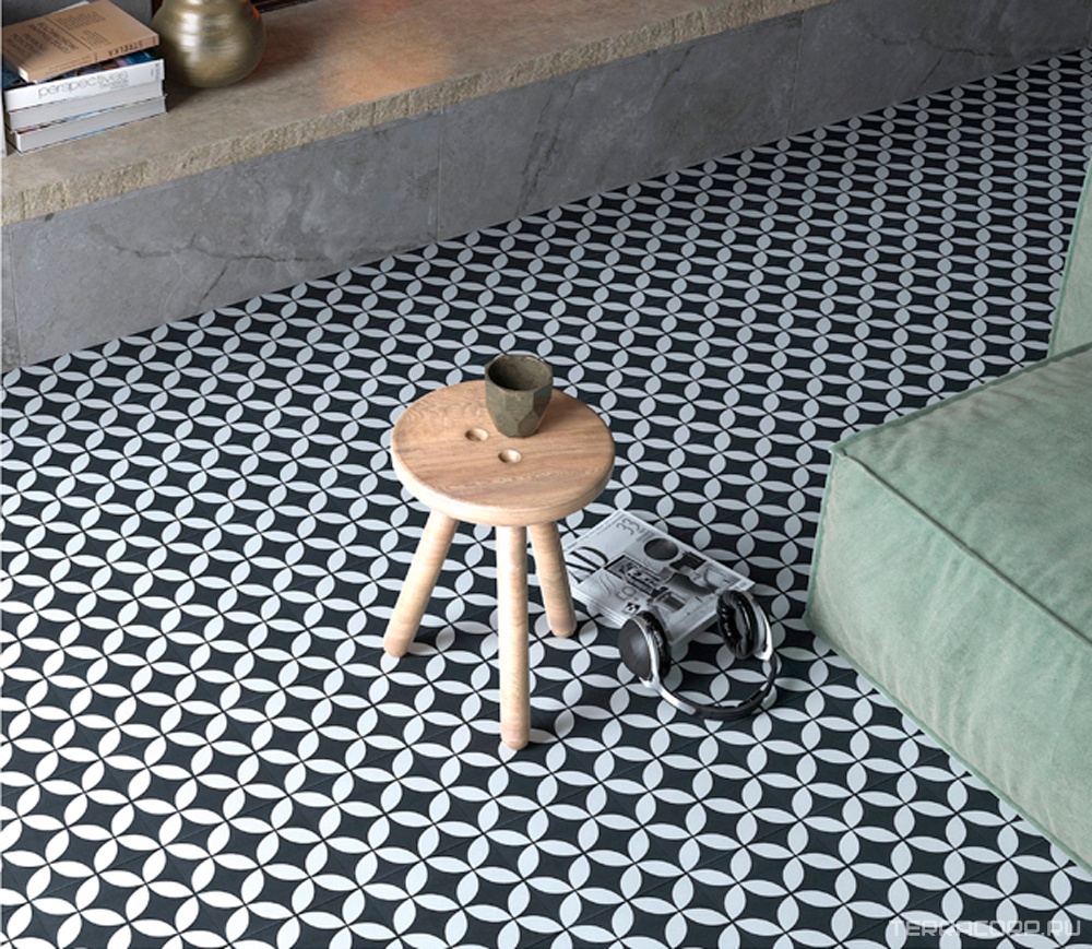 Керамическая плитка DeShun Ceramics Art Decor DC231 20x20 Комбинированный, фото 1