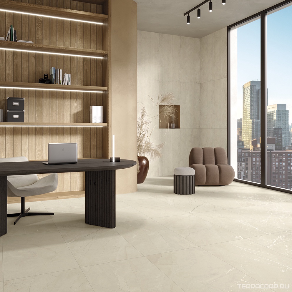 Керамогранит Dado Ceramica Walk Ivory 60x120 Бежевый, фото 1