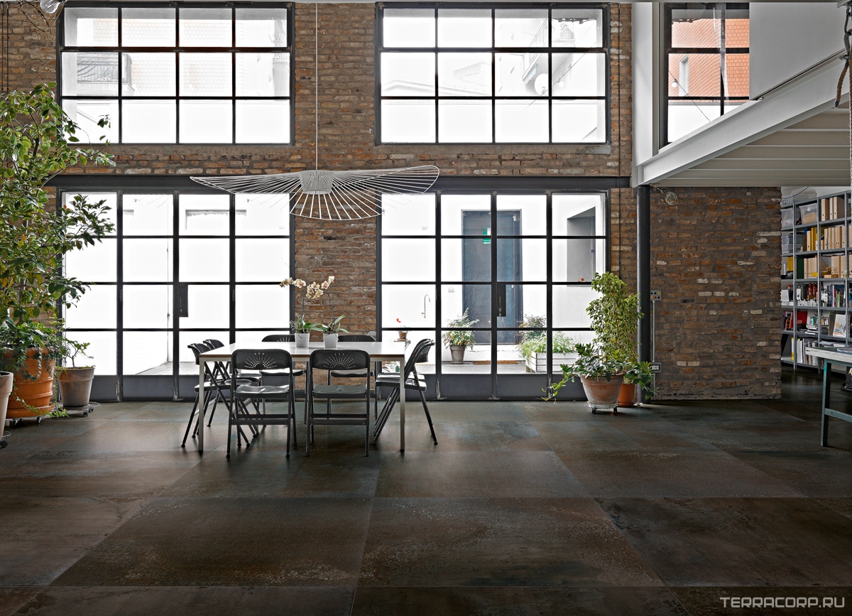 Керамический гранит (керамогранит) Florim Magnum Flowtech Burnished Matte ZZ 120x120 Коричневый, фото 1