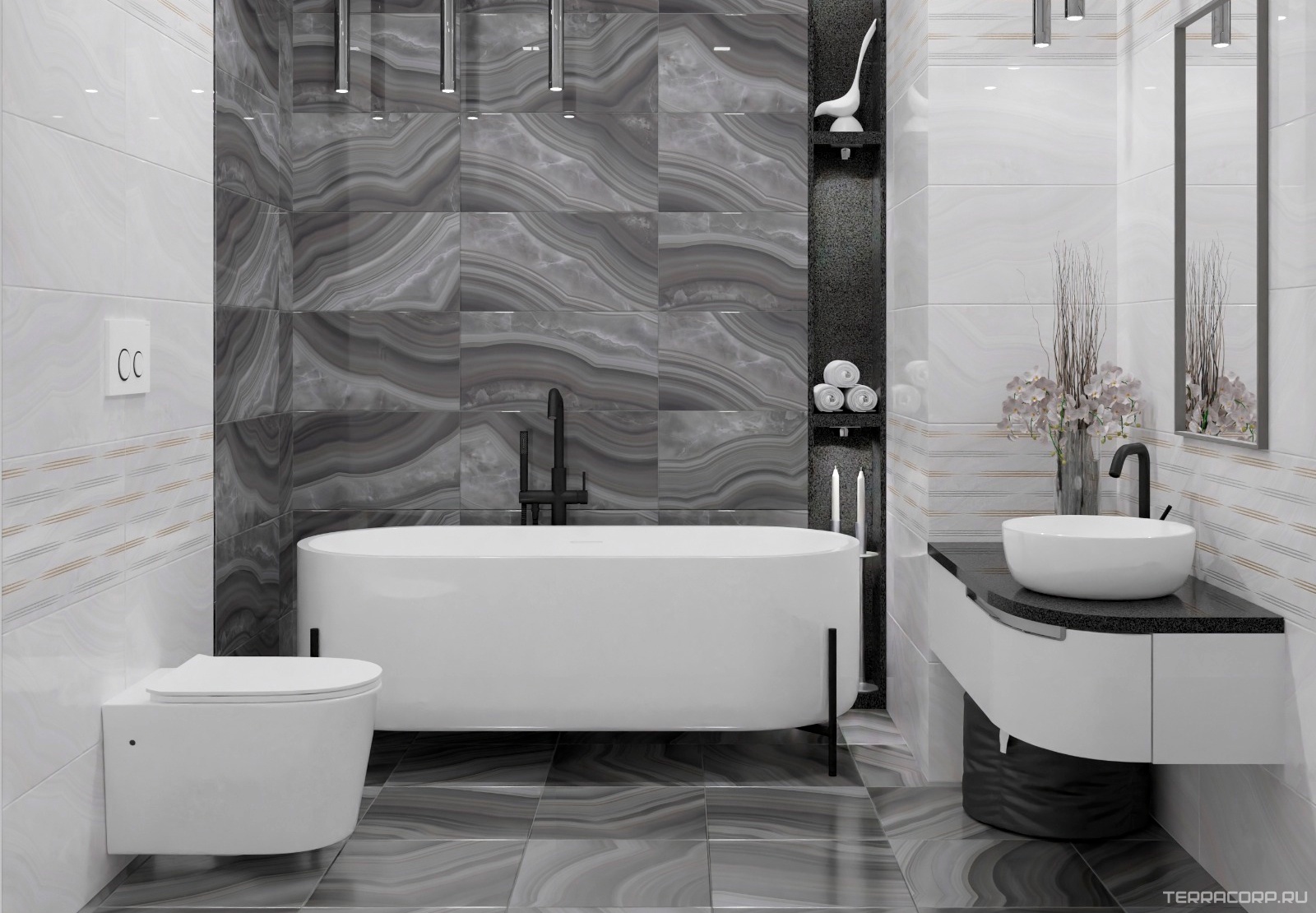 Керамогранит Azori Acate grey 42x42 Серый, фото 1