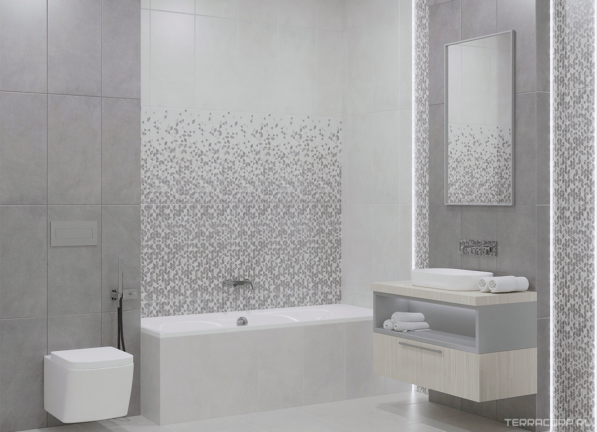 Керамическая плитка Azori Artemest Casual 31.5x63 Серый, фото 1