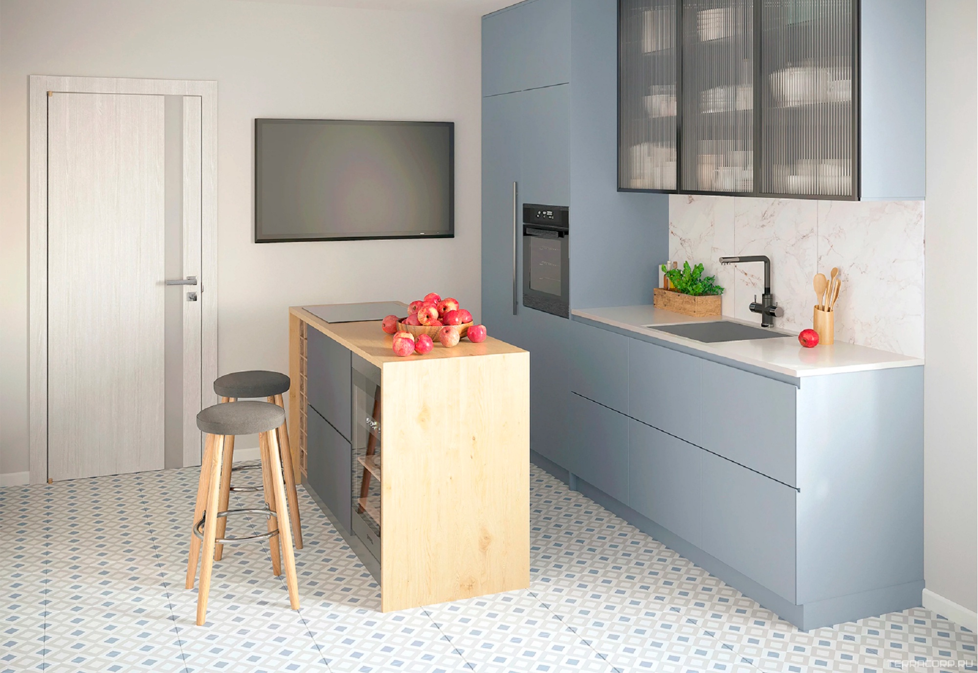 Керамогранит ProGRES Ceramica Lante белые 45х45 Белый, фото 1