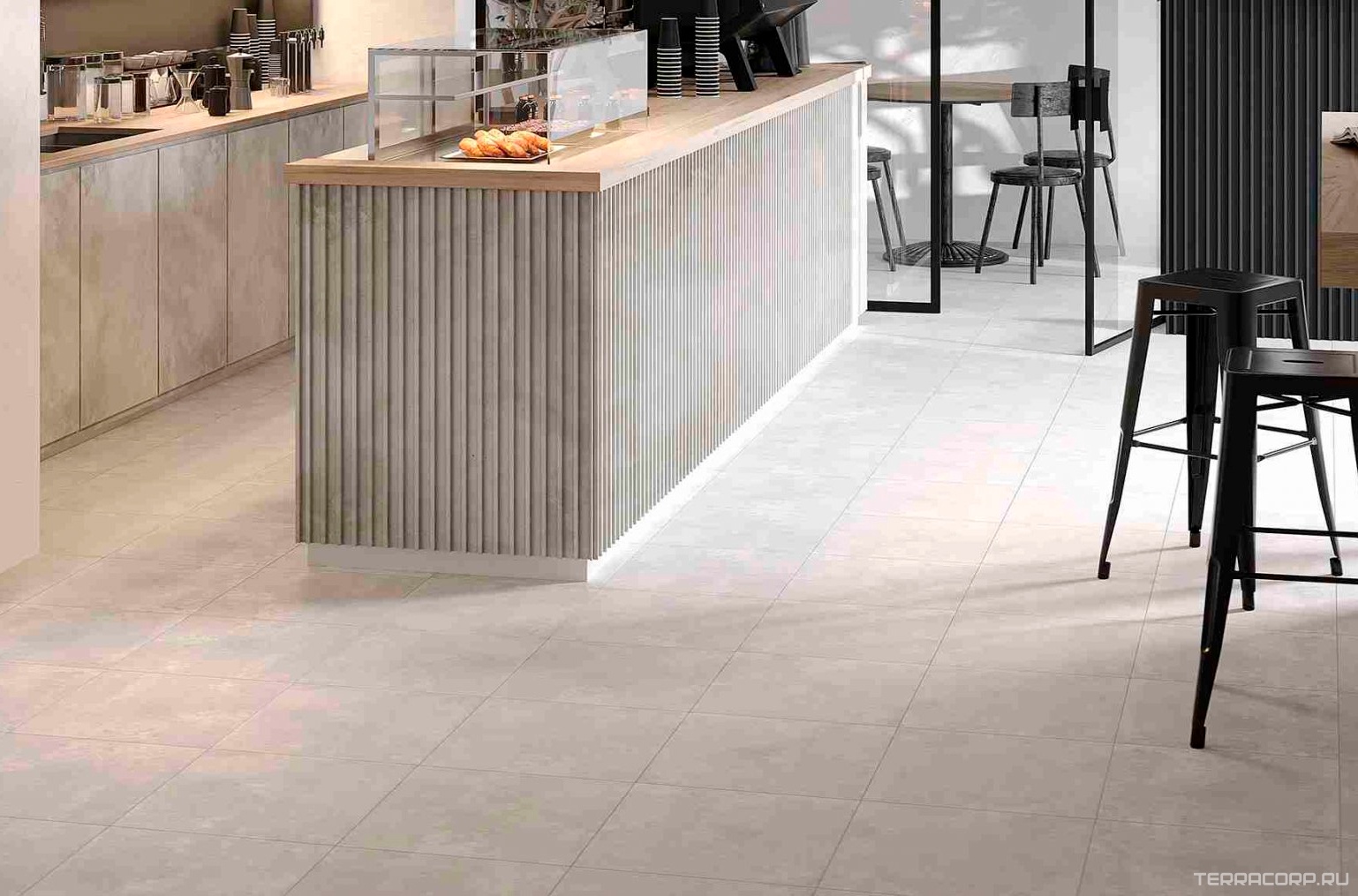 Керамогранит ProGRES Ceramica loft silver 45х45 Серый, фото 1