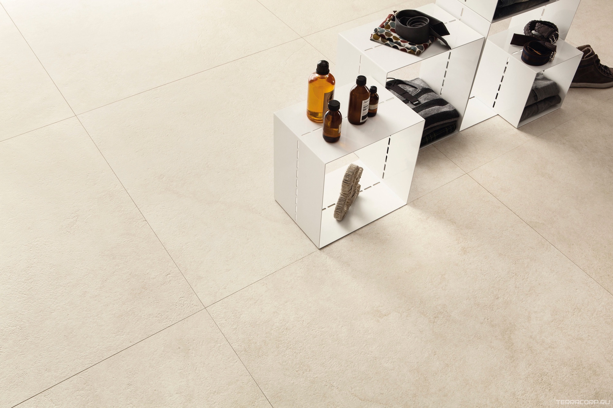 Керамогранит Ariostea Ultra Pietre Limestone Jerusalem Structured 6 mm 100x300 Бежевый, фото 1