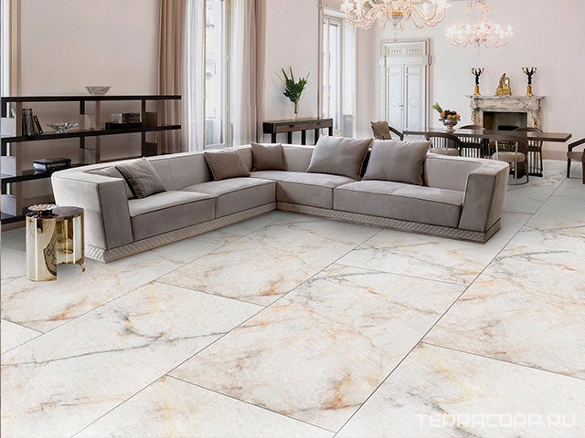 Керамогранит Artecera Marble Collection Topaz Quartz Polish 60x120 Бежевый, фото 1
