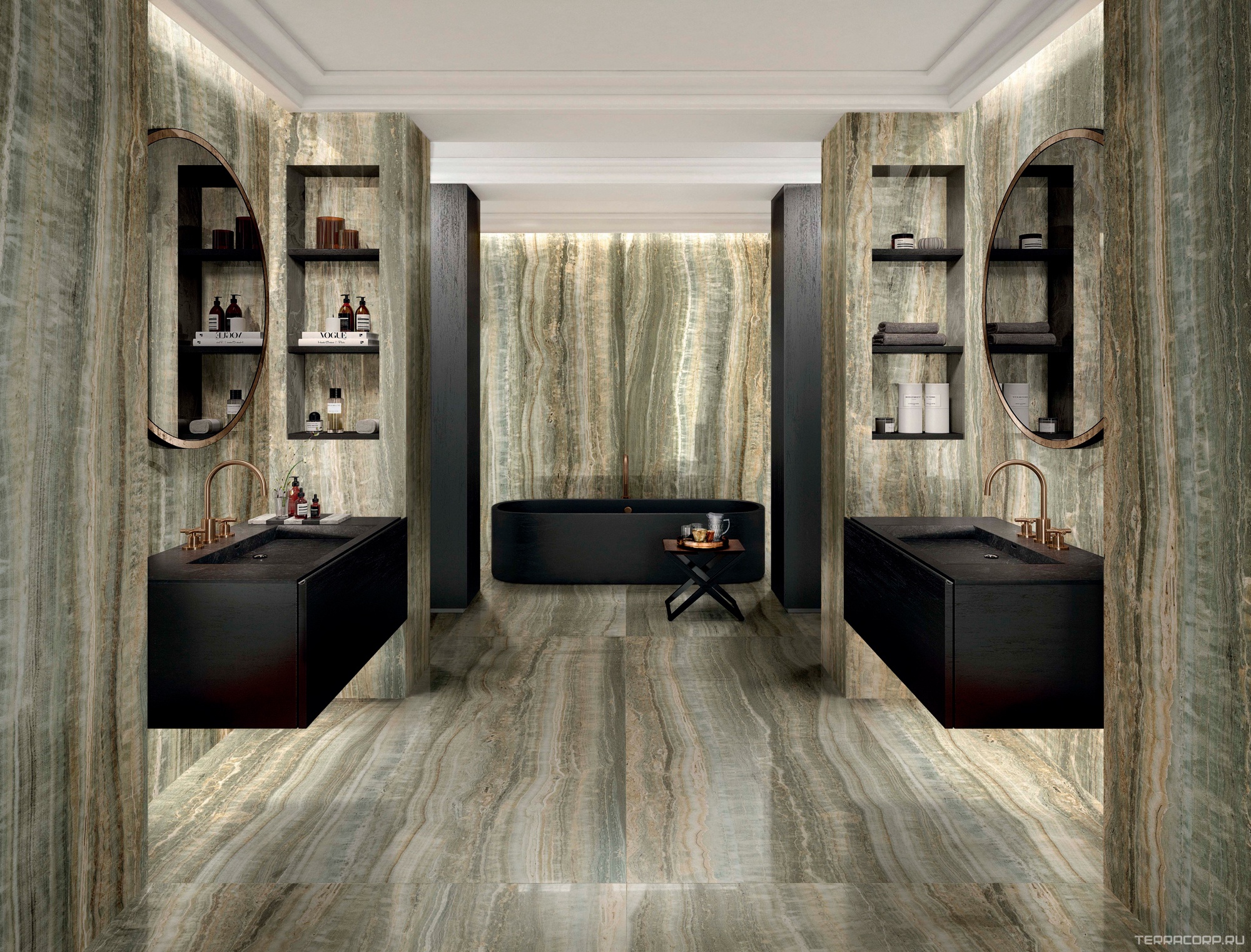 Керамогранит Florim Eccentric Lux Sage Glossy 60x120 Зеленый, фото 1