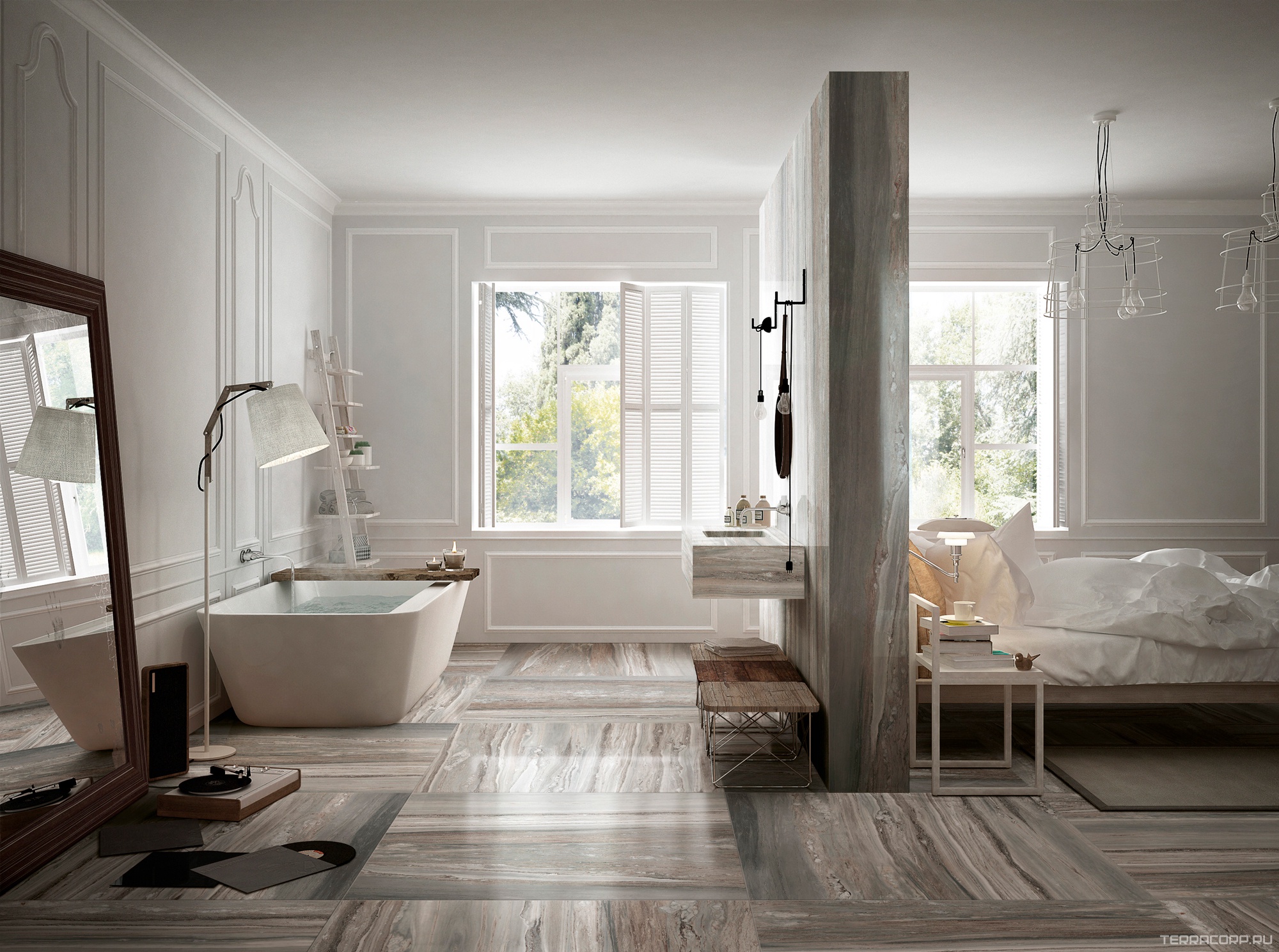 Керамогранит Florim Etoile de Rex Etoile Tropical Glossy 60x60 Серый, фото 1
