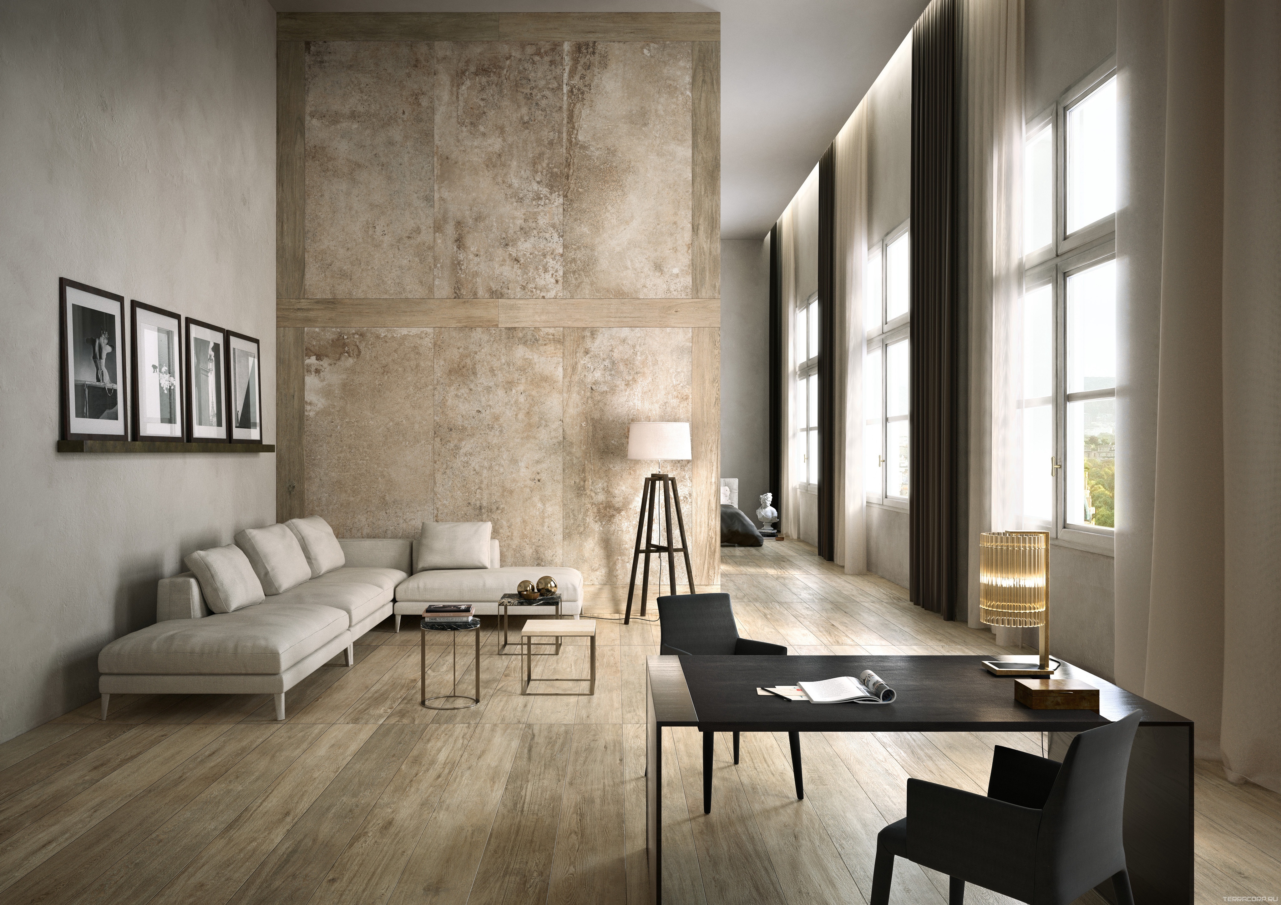 Керамогранит Florim Magnum La Roche La Roche Ecru Smooth 120x240 Бежевый, фото 2