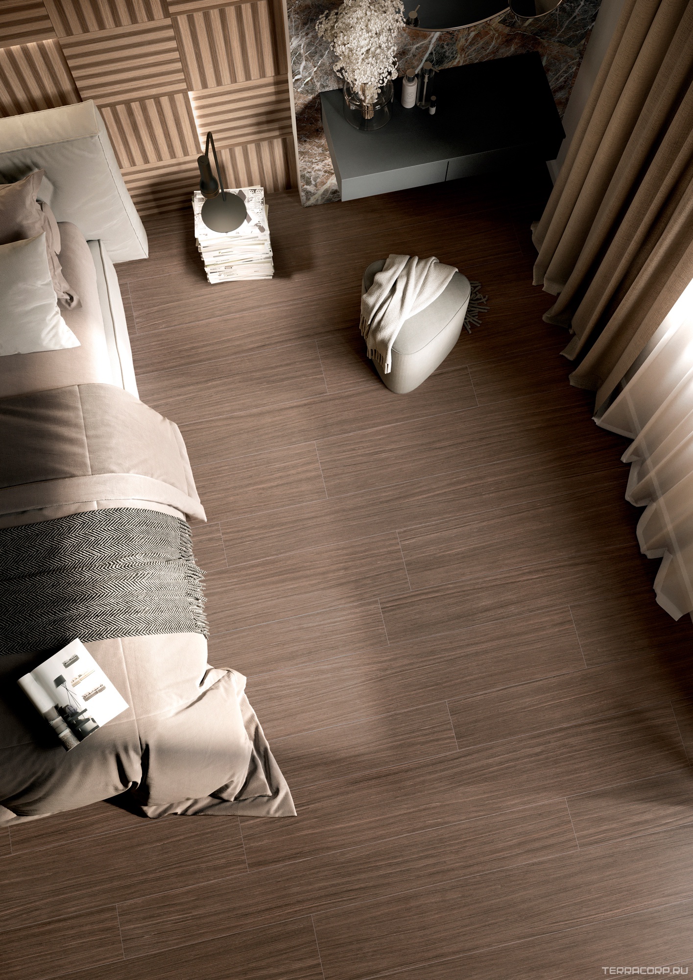 Керамогранит Florim Magnum Nature Mood Plank 02 Comfort 120x280 Коричневый, фото 1