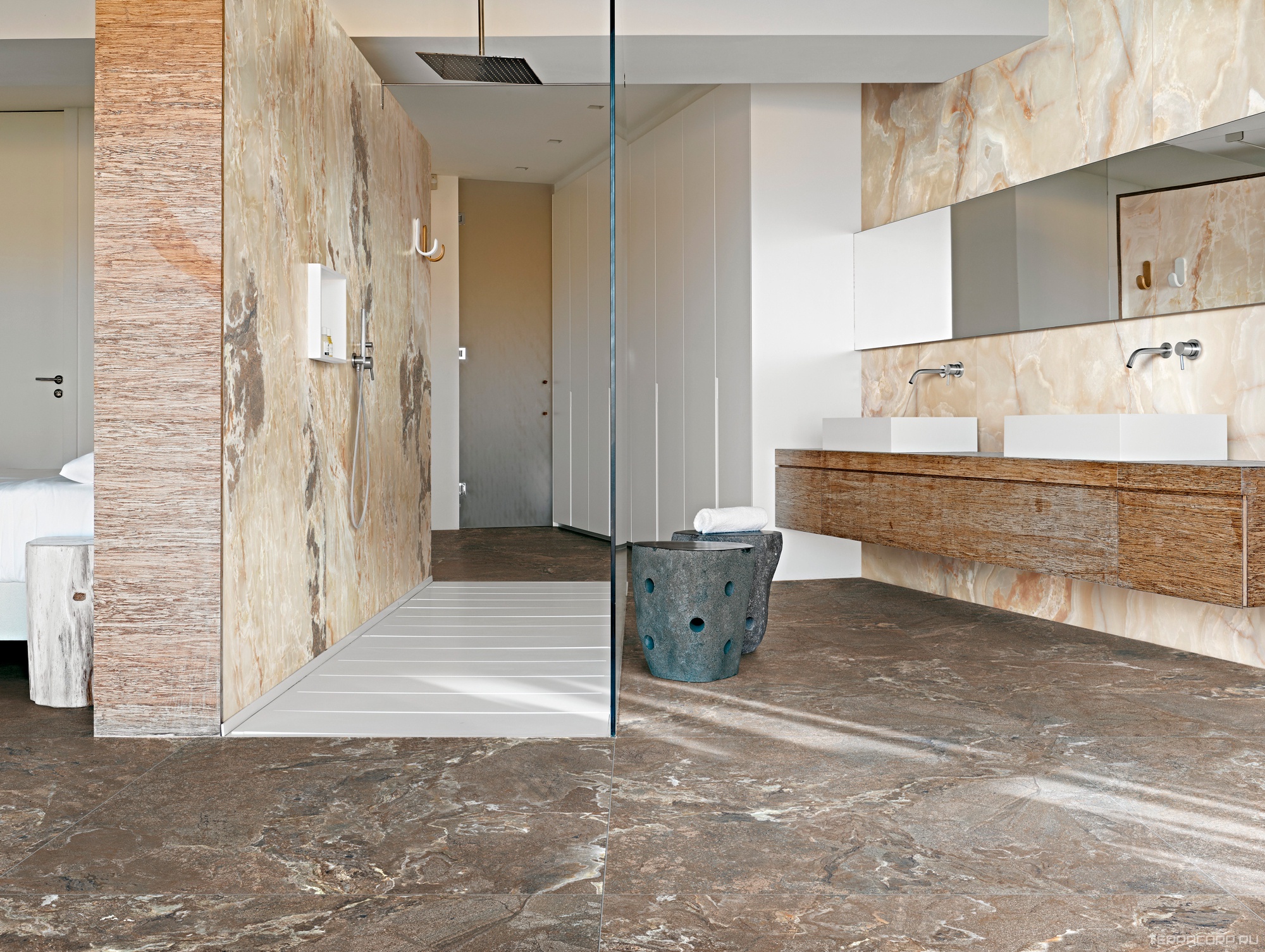 Керамогранит Florim Magnum Onyx&More Golden Porphyry Struct 60x120 Коричневый, фото 1