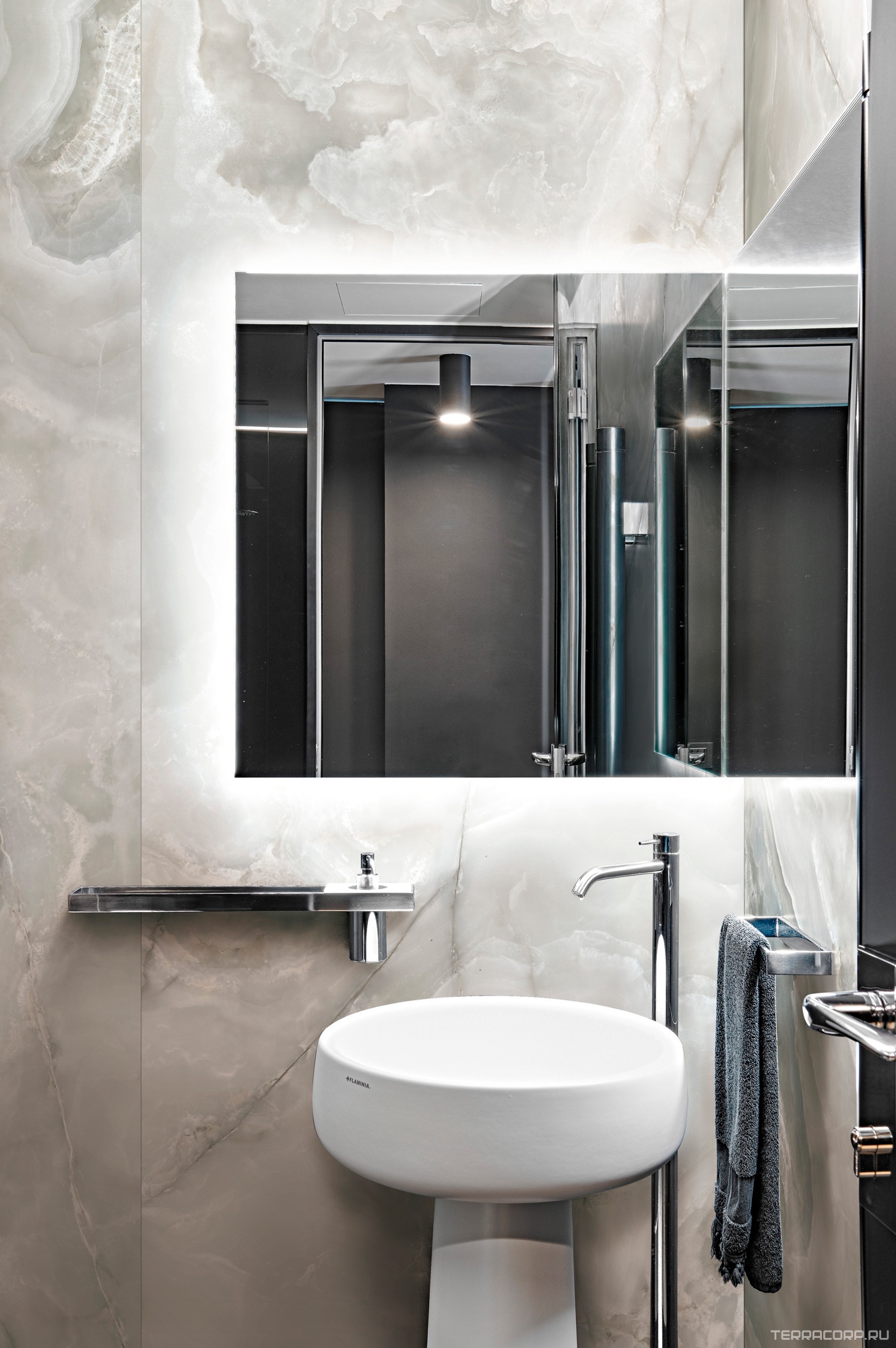 Керамогранит Florim Magnum Onyx&More Silver Onyx Glossy 120x280 Серый, фото 1