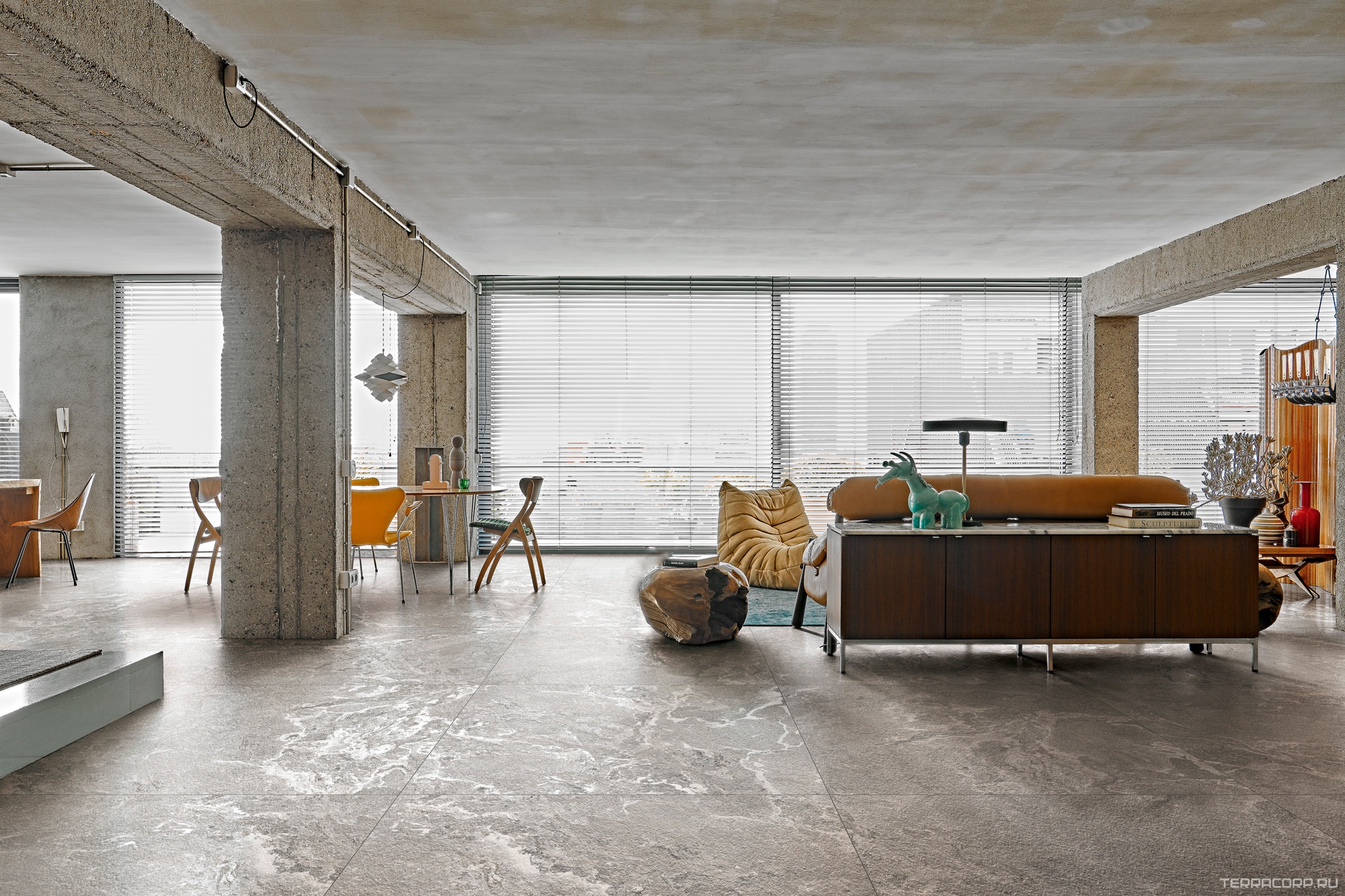 Керамогранит Florim Magnum Onyx&More White Porphyry Struct 60x120 Серый, фото 1