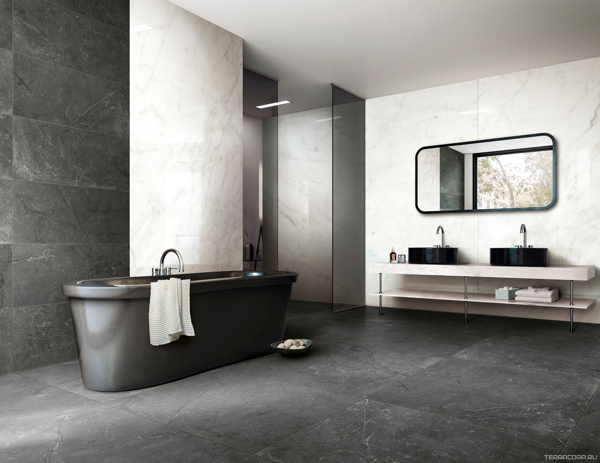 Керамогранит Florim Magnum Stontech 4.0 Stone 01 High-glossy 6mm 60x120 Белый, фото 1