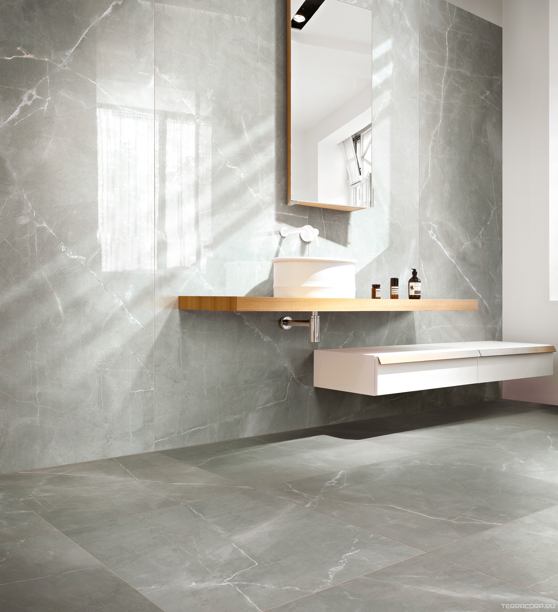 Керамогранит Florim Timeless Amani Grey Nat 60x120 Серый, фото 2