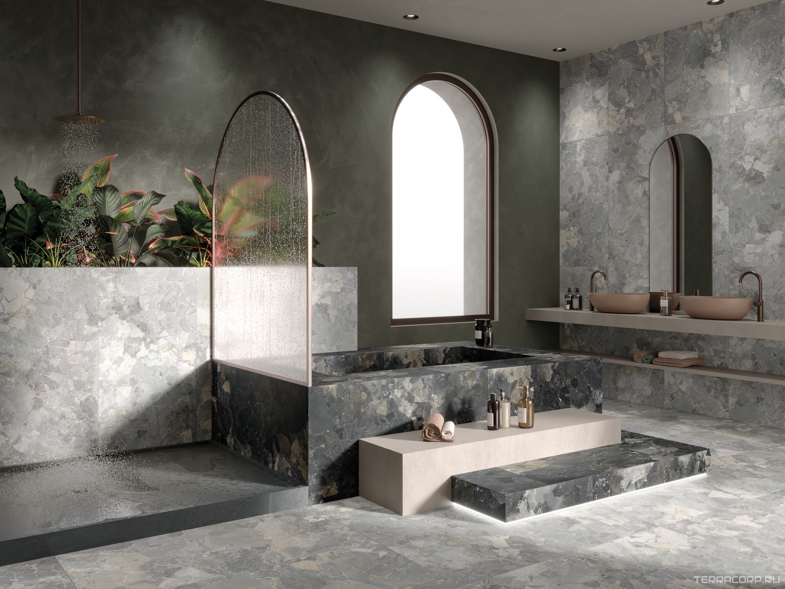 Керамогранит Dado Ceramica Argos Grey 60x120 Серый, фото 1