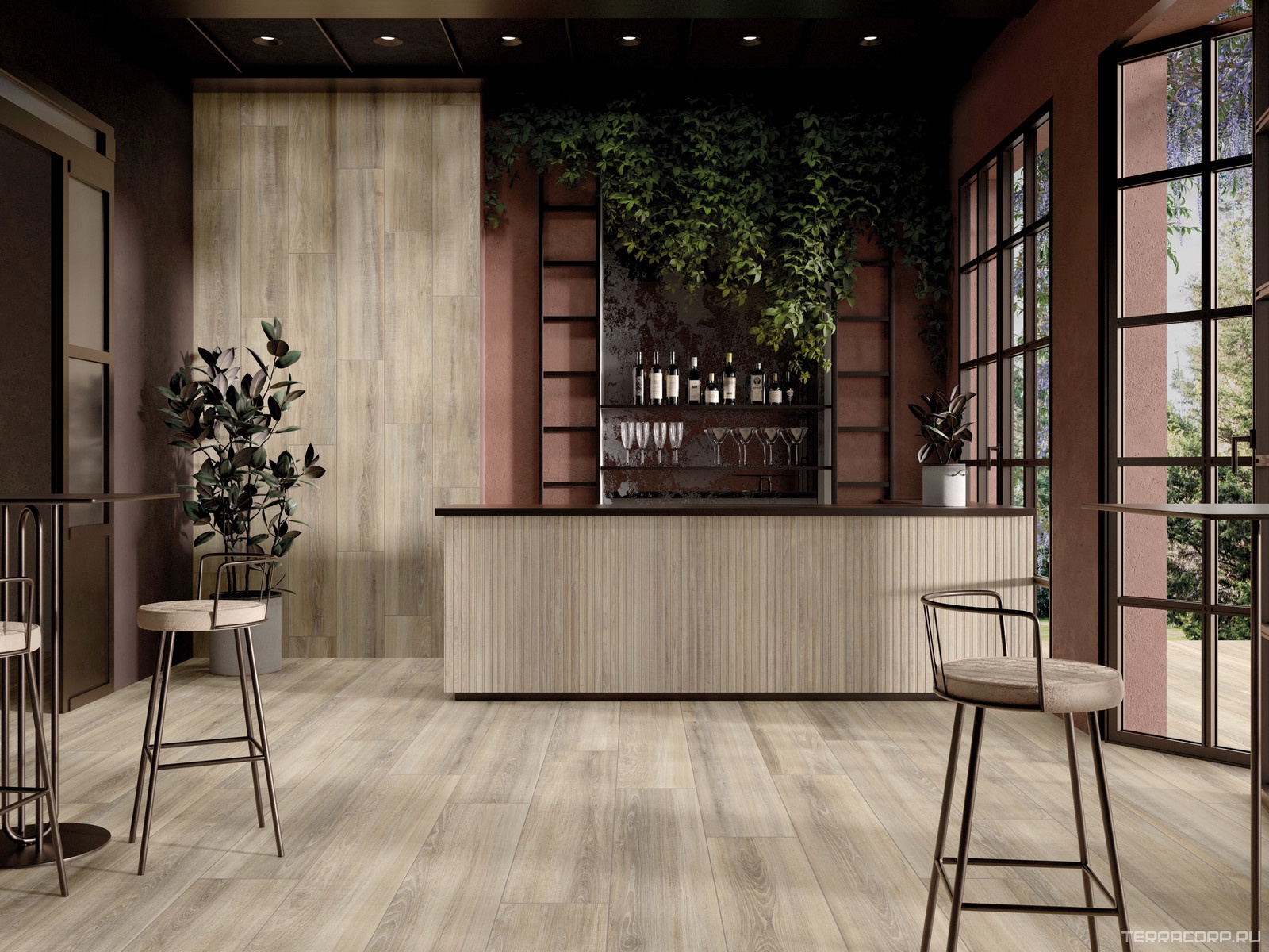 Керамогранит Dado Ceramica Ikon Amber 20x122 Коричневый, фото 1
