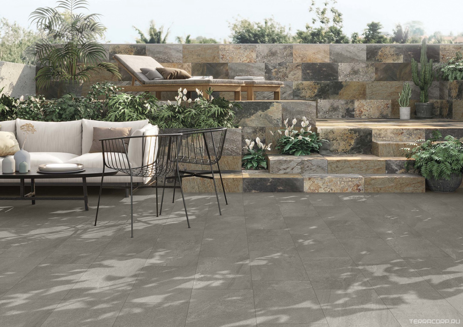Керамогранит Dado Ceramica Pietrone Roccione Roccione OUT 31х62 Комбинированный, фото 2