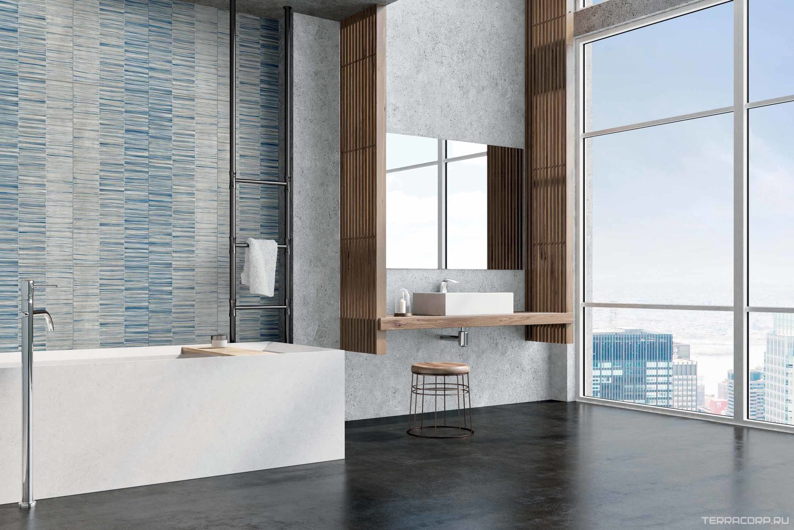 Керамогранит Dado Ceramica Wallpapers Lines (mix 2) rett 60x120 Комбинированный, фото 2