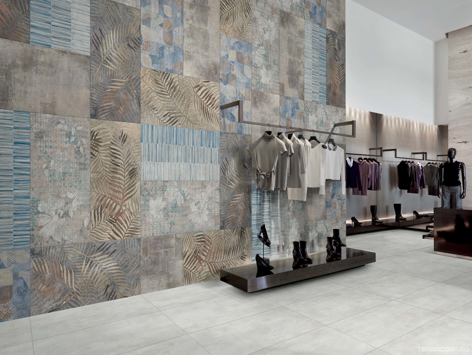 Керамогранит Dado Ceramica Wallpapers Geometric (mix 2) rett 60x120 Комбинированный, фото 1
