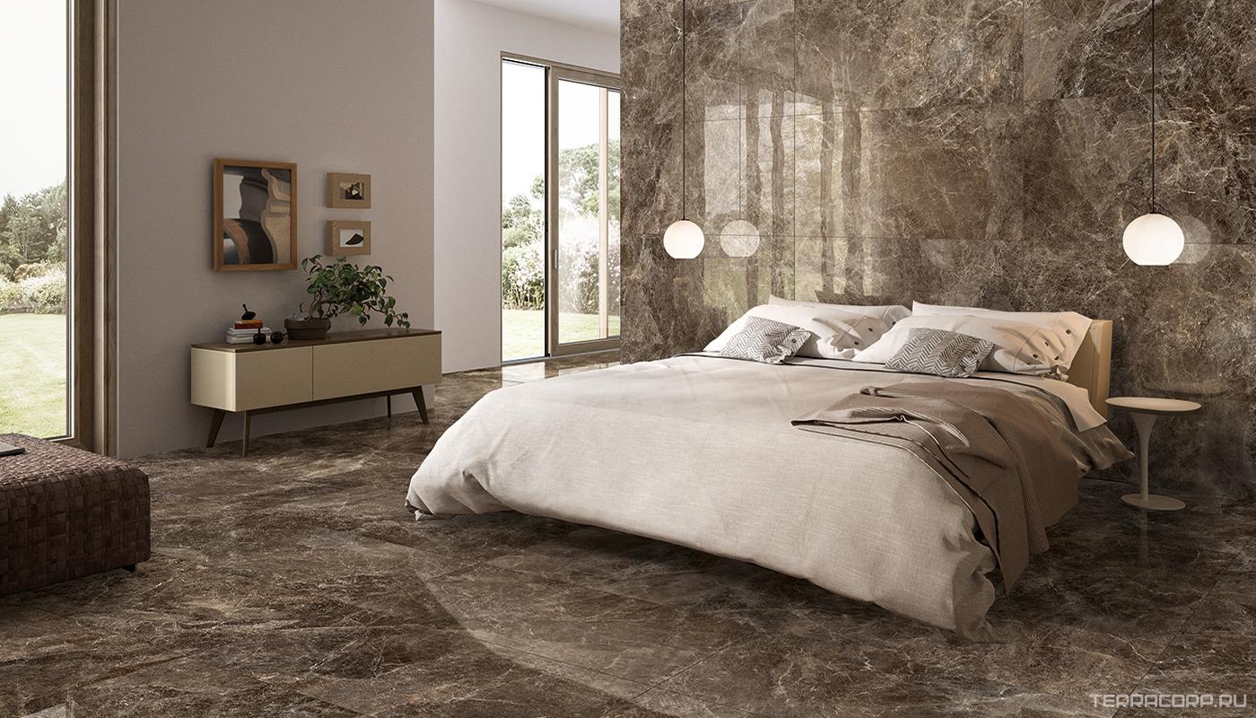 Керамогранит Emil Ceramica Tele di Marmo Frapuccino Pollock.Luc ZZ60x120 Коричневый, фото 2