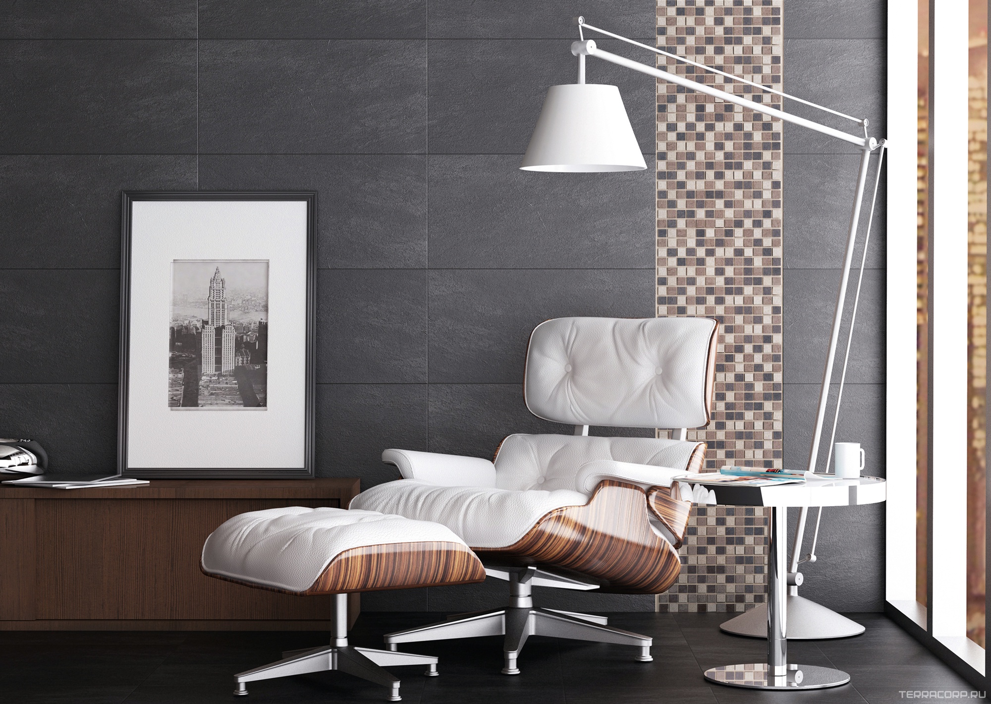 Клинкер Exagres Mediterraneo Grafito 33x33 Черный, фото 2