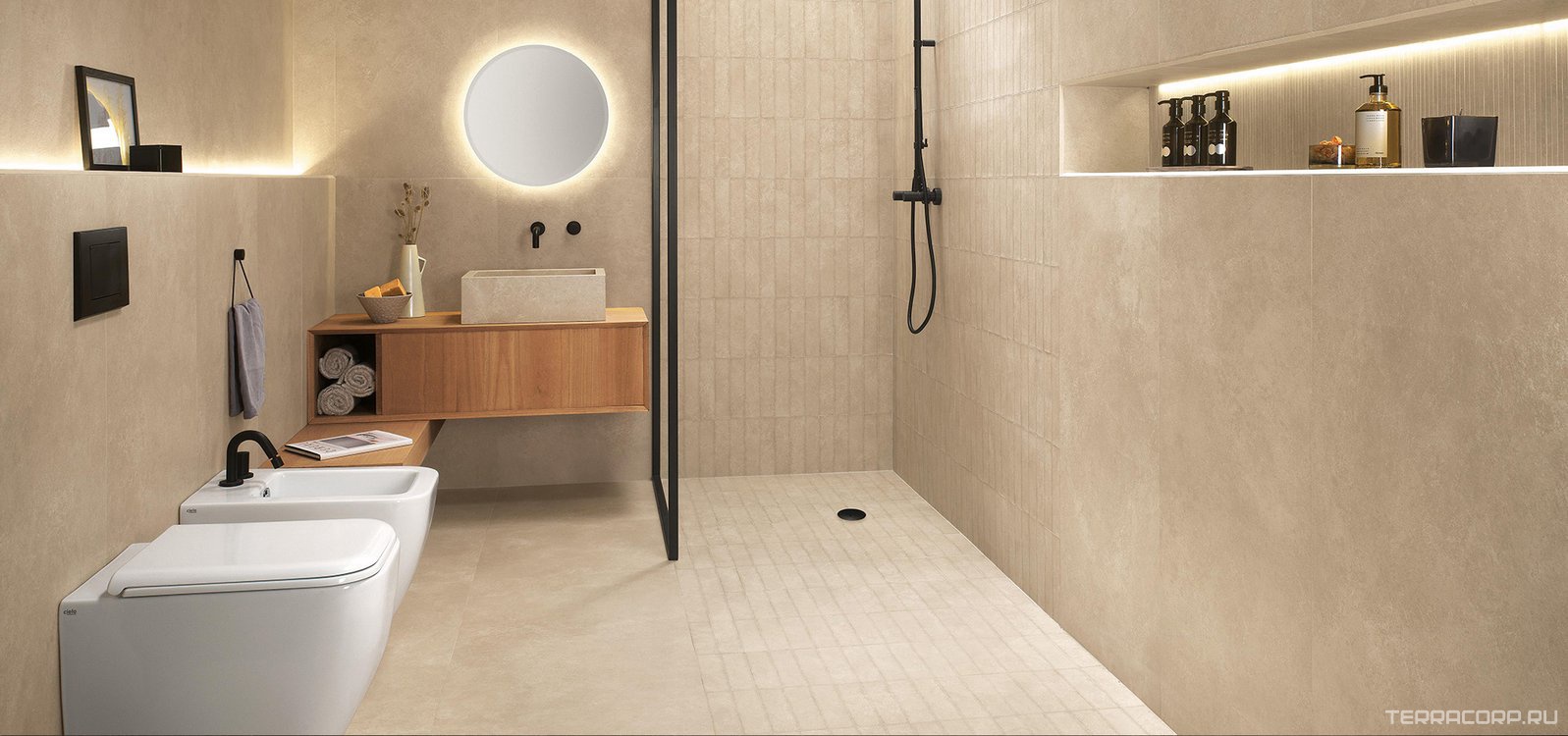 Керамогранит FAP Ceramiche Nobu Beige matt 6x24 Бежевый, фото 1