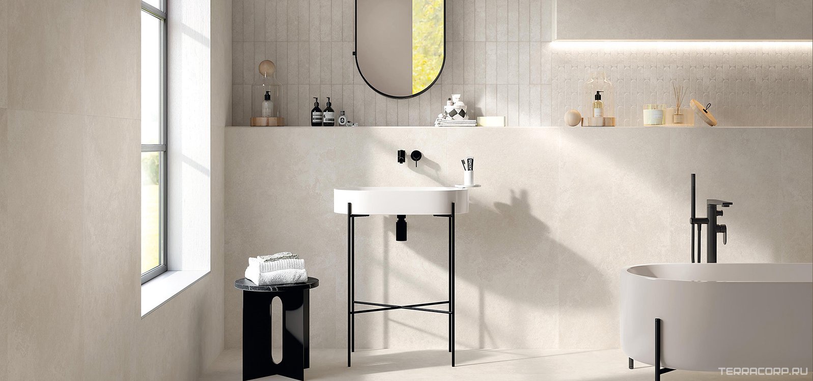 Керамогранит FAP Ceramiche Nobu White matt 6x24 Белый, фото 1